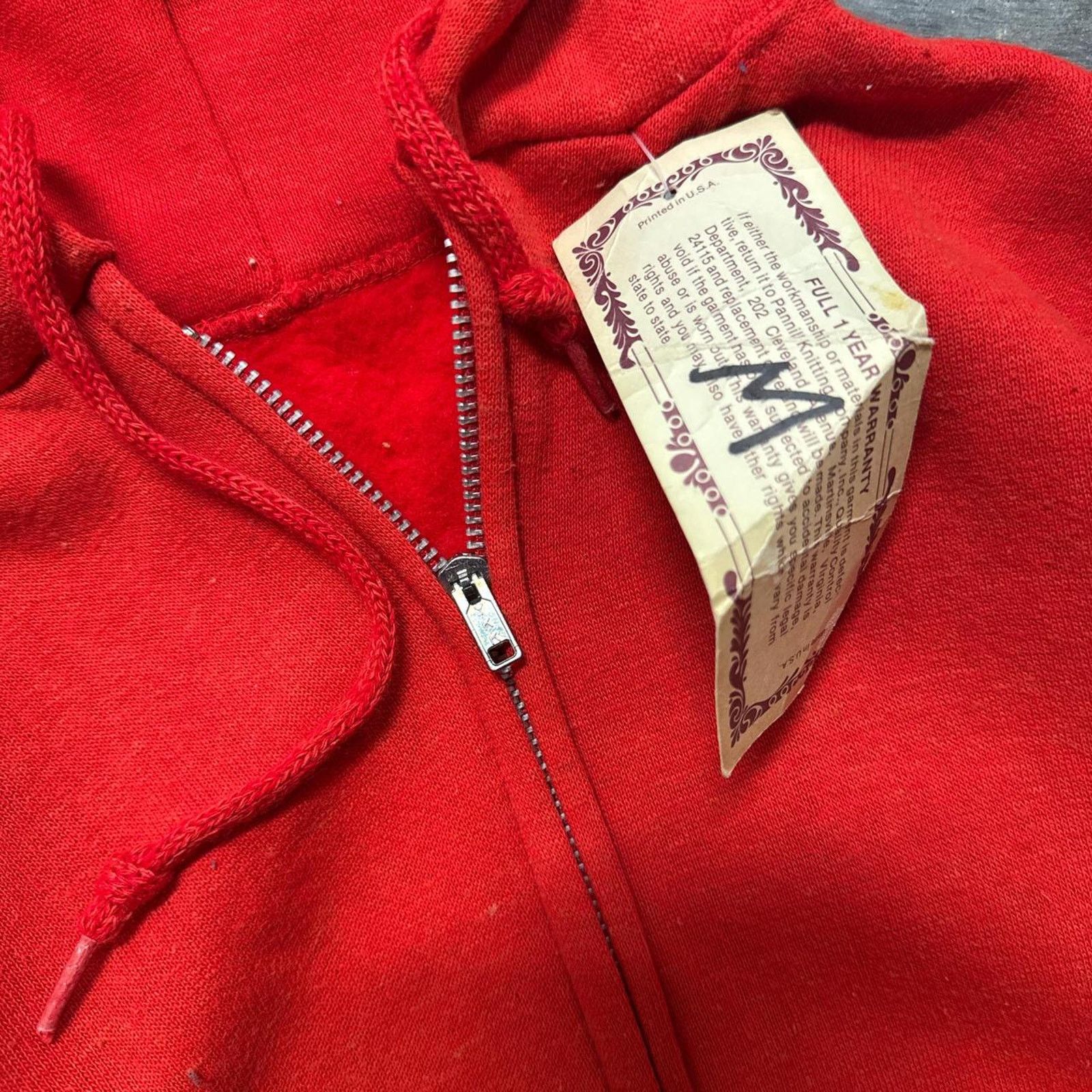 Vintage × Wrangler Wrangler NWT 5050 True Vintage Blank Full Zip Hoodie Size US S / EU 44-46 / 1 - 3 Thumbnail