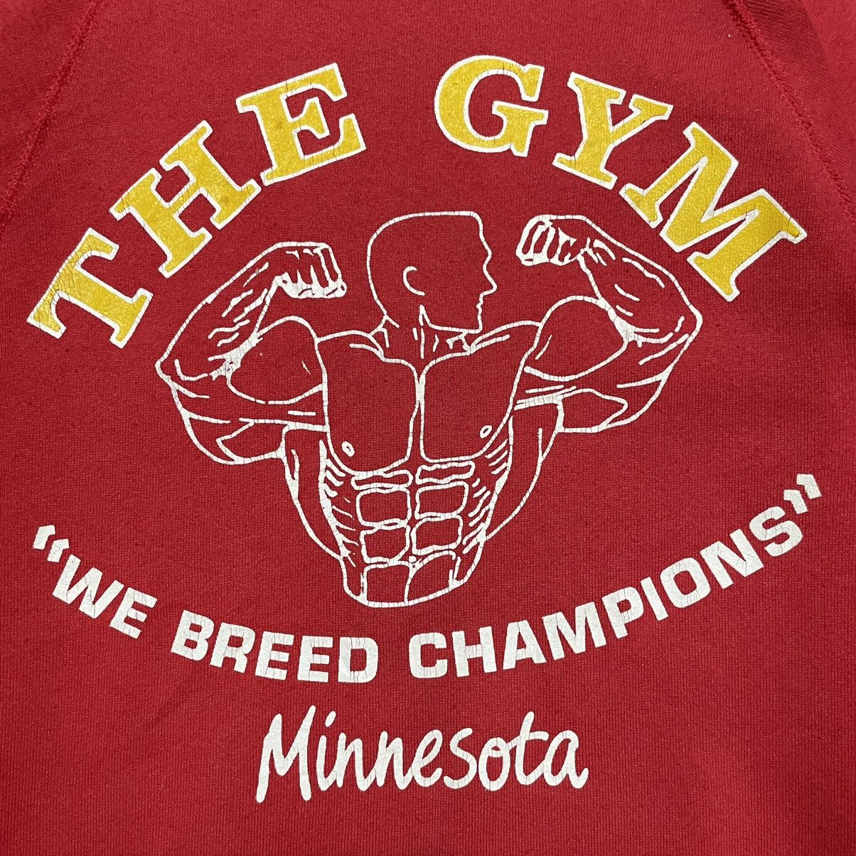 Soffe × Vintage Vintage 80s The Gym Minnesota Crewneck Sweatshirt Size US S / EU 44-46 / 1 - 3 Thumbnail