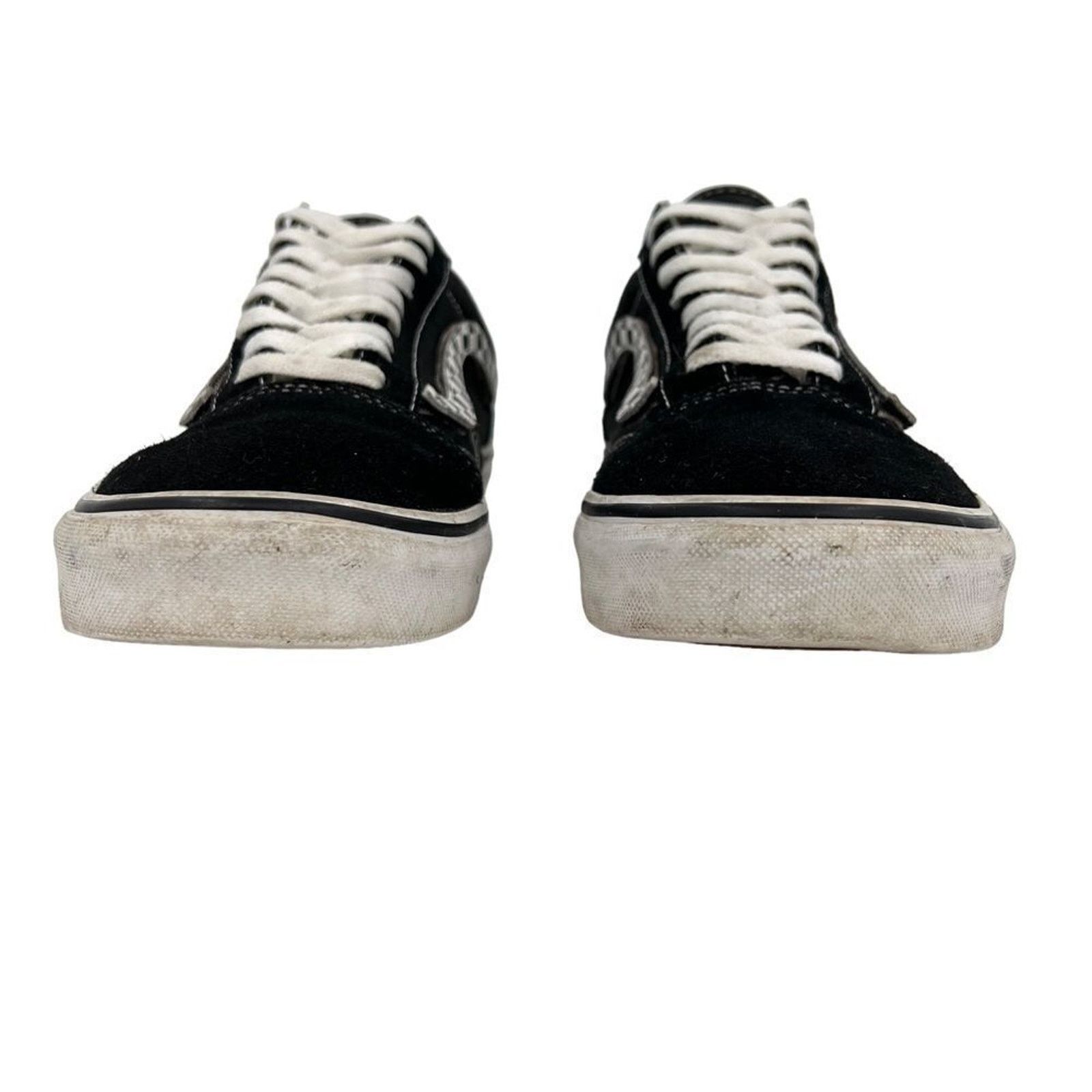 Vans Vans Old Skool Black & White Checkered Jazz Stripes Size US 10.5 / EU 43-44 - 4 Thumbnail