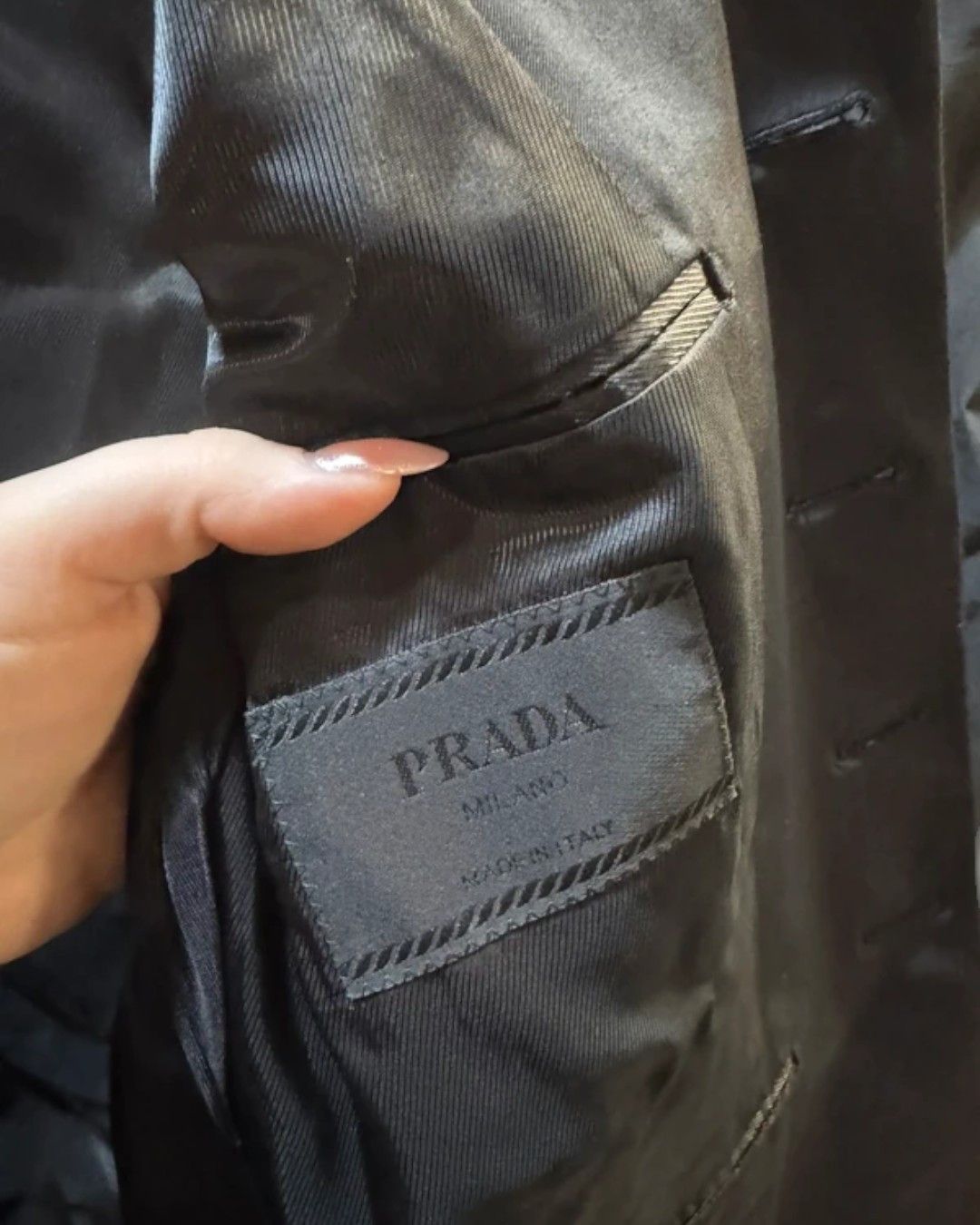 Prada F/W 2012 RUNWAY BLACK SUIT Size 50S - 4 Thumbnail