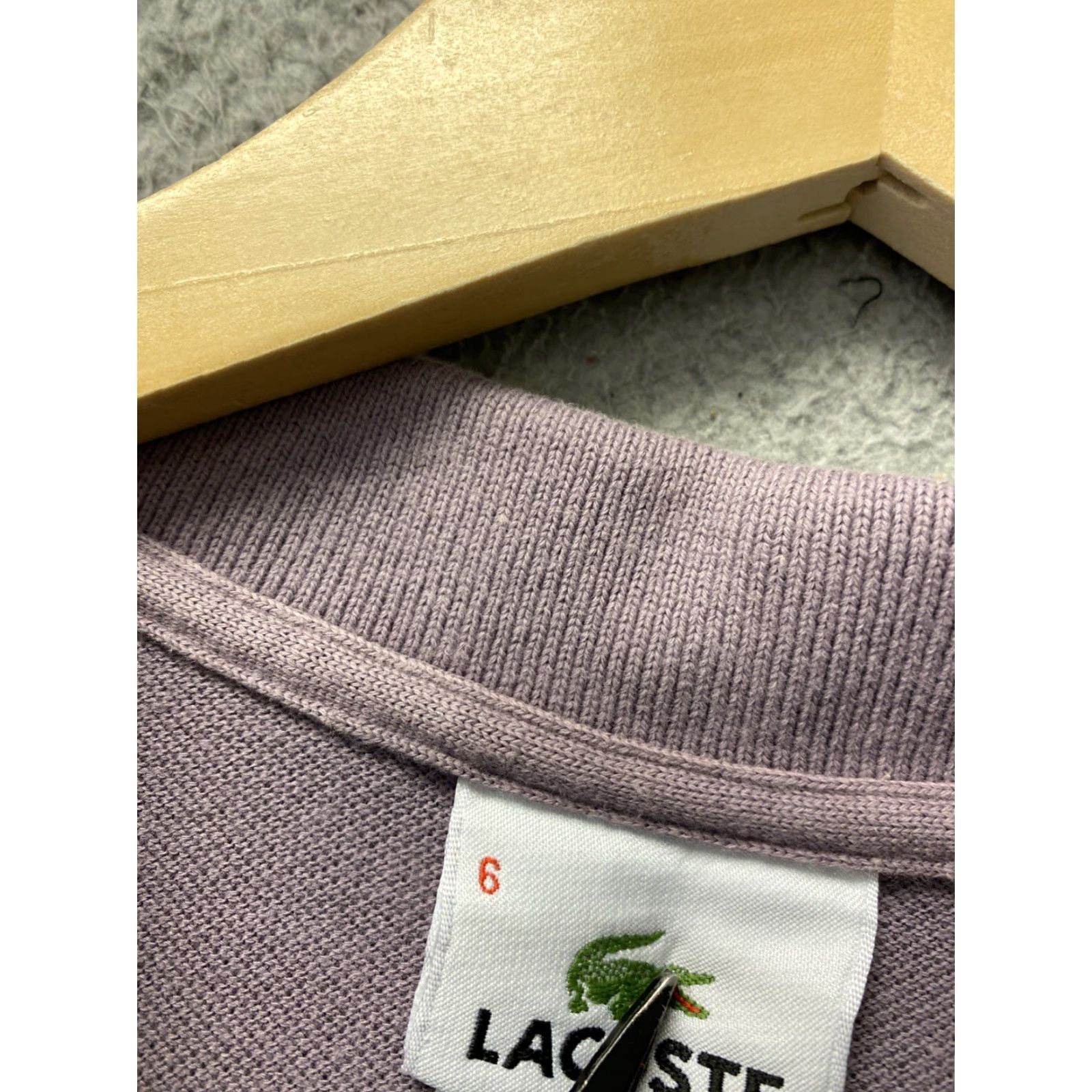 Lacoste LACOSTE Polo Shirt Mens XL Short Sleeve Lavender Cotton Logo Embroidered Casual Golf Tennis Size US XL / EU 56 / 4 - 4 Thumbnail