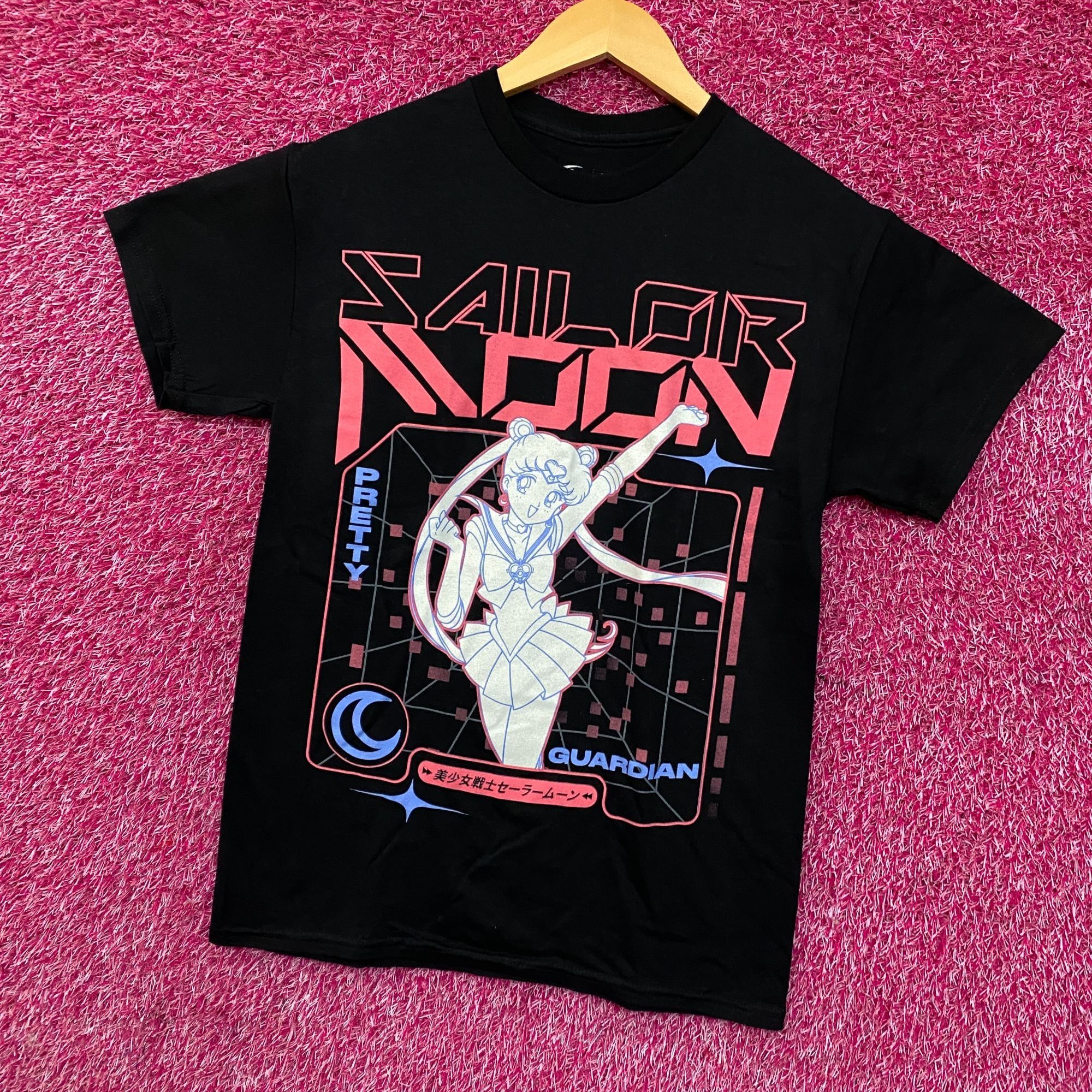 Anime Pretty Guardians Sailor Moon Vaporwave Portrait Anime Graphi Size US S / EU 44-46 / 1 - 3 Thumbnail