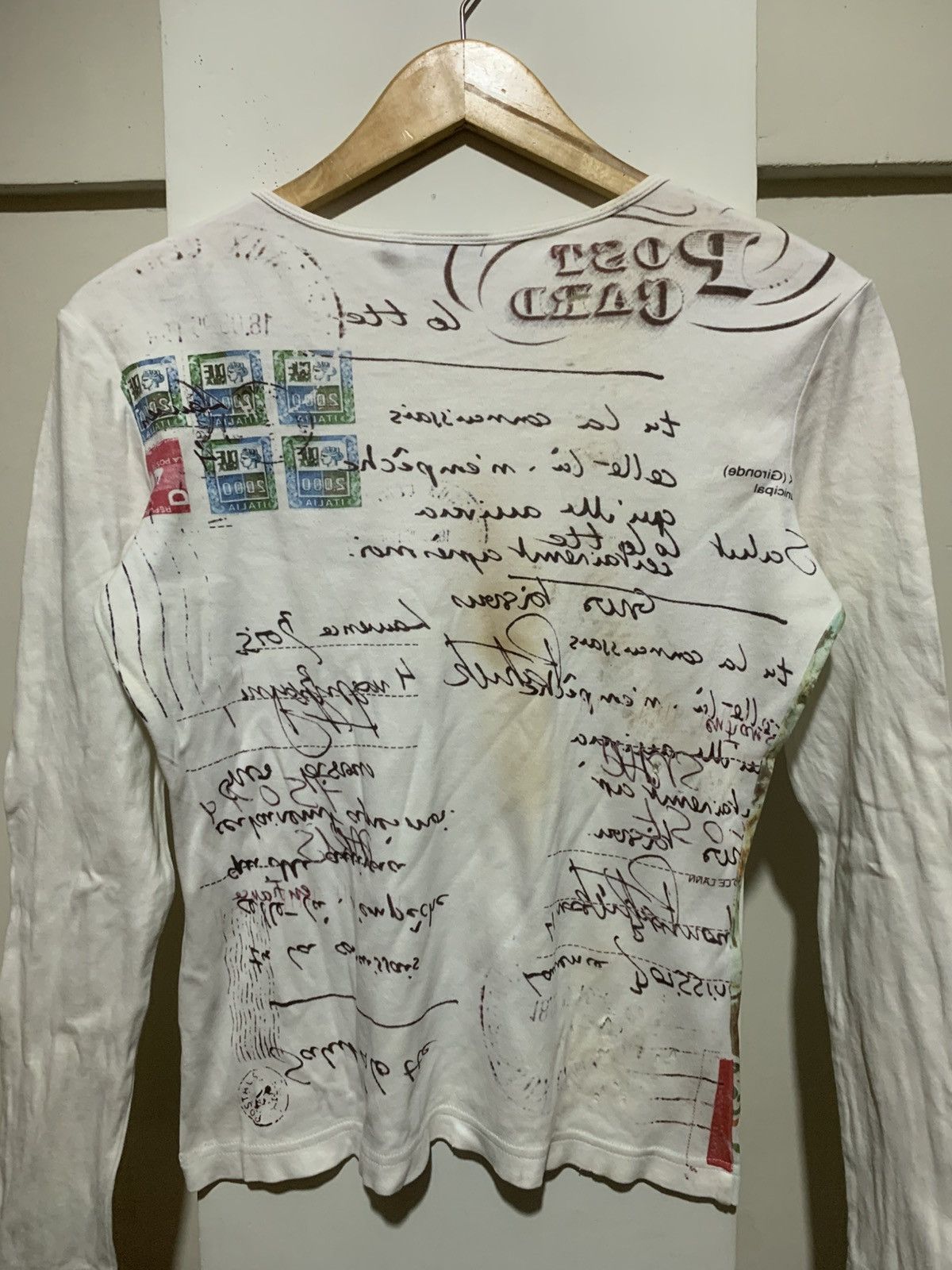 Mexx Japanese Mexx Postcard All Over Print Long Sleeve tee Women Size M / US 6-8 / IT 42-44 - 14 Thumbnail