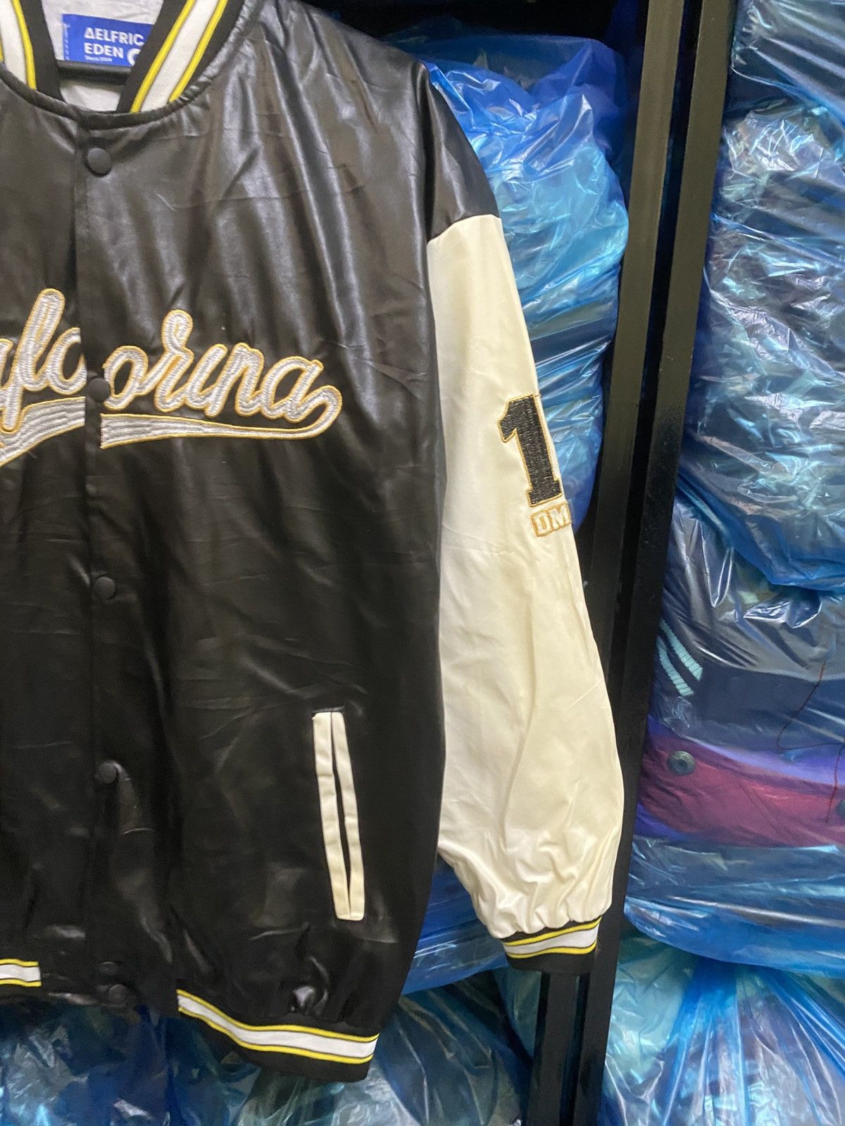 Other Aelfric Eden California Varsity Bomber Jacket Black White Size US M / EU 48-50 / 2 - 4 Thumbnail