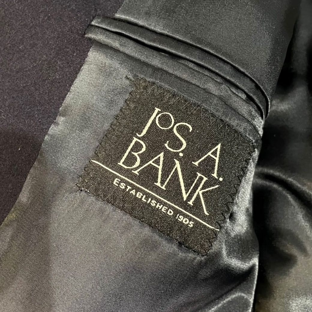 Jos. A. Bank Jos. A. Bank Blazer Sport Coat 42R Navy 100% Cashmere 2 Button Jacket Mens Regular Blue Size 42R - 4 Thumbnail