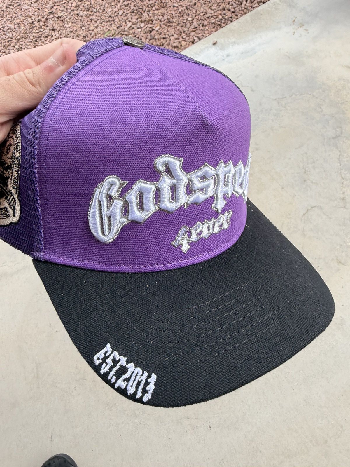 Godspeed Godspeed GS Forever Trucker Hat Purple/Black Size ONE SIZE - 2 Thumbnail