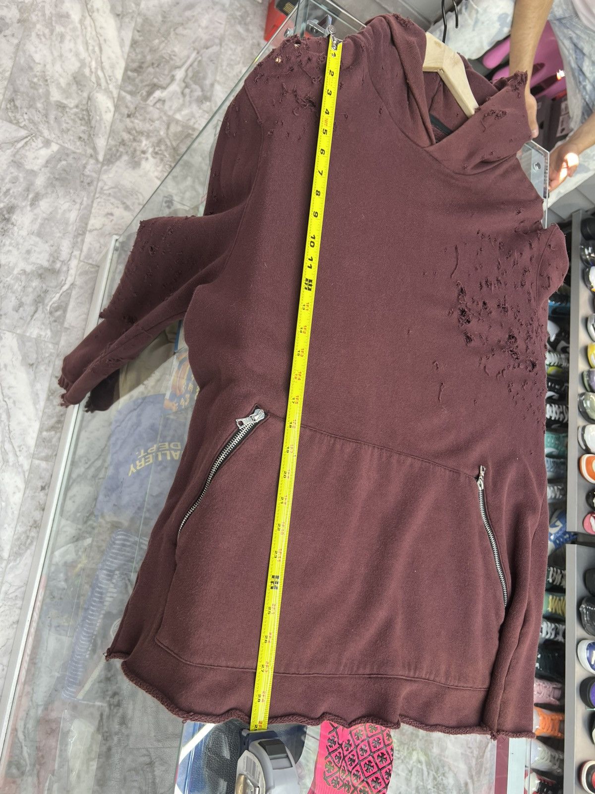 Amiri Amiri Ripped Hoodie Size US L / EU 52-54 / 3 - 11 Thumbnail