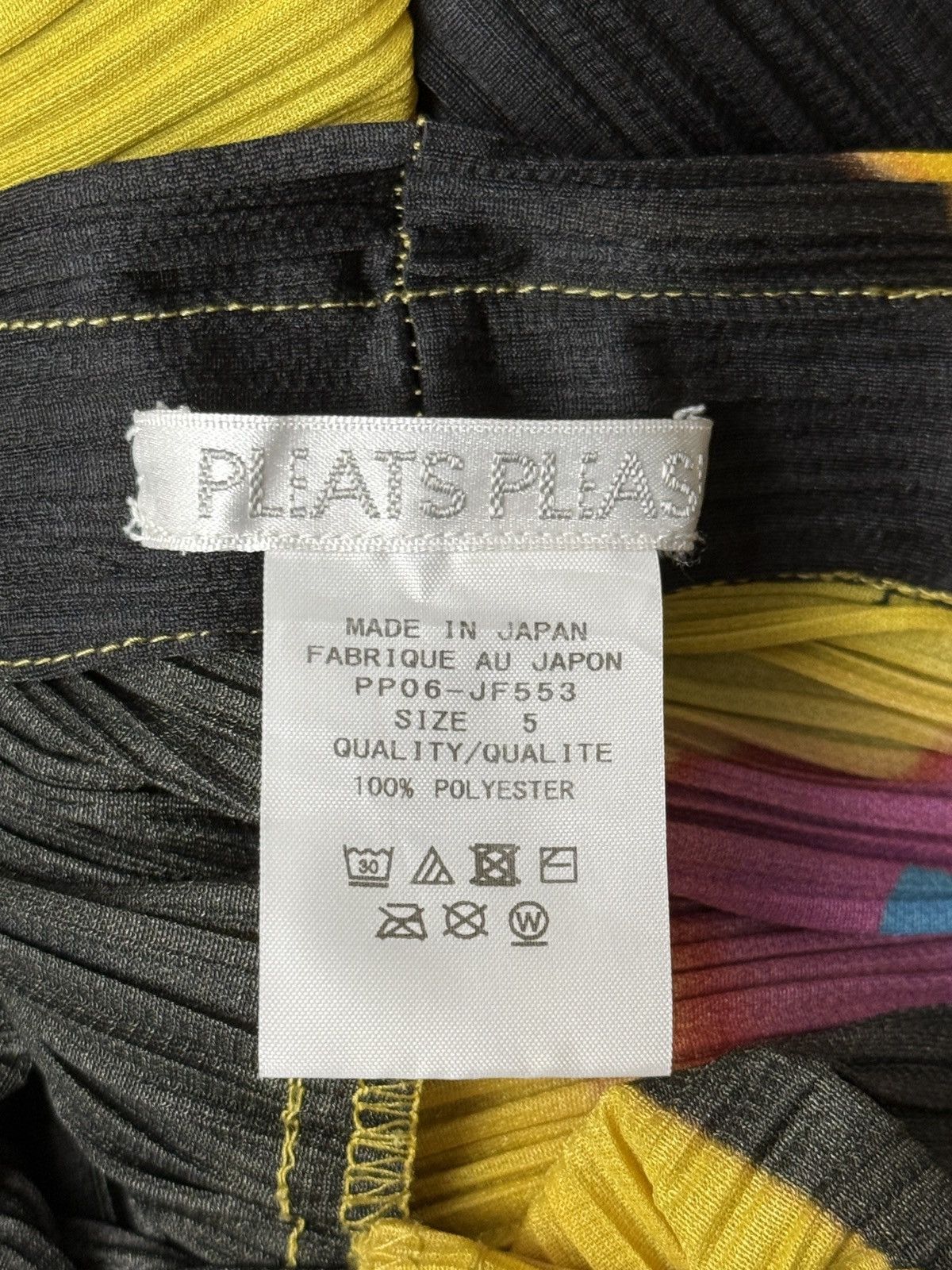 Pleats Please Issey Miyake Sunflower Pleated Pants Size 40" / US 18 - 3 Thumbnail