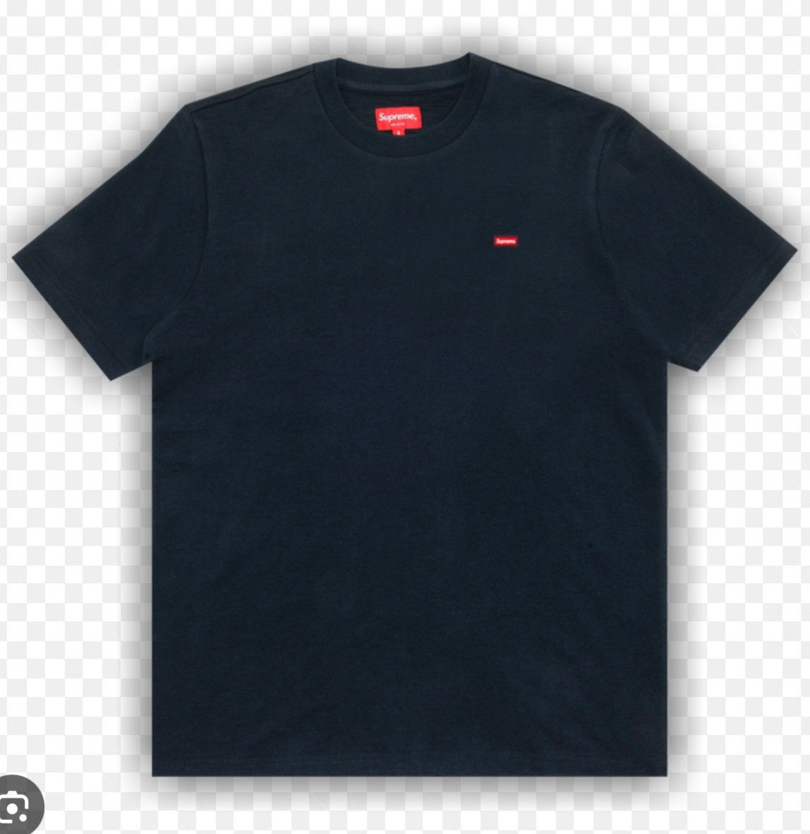 Supreme Supreme small box tee, Navy blue, SS18, medium, DSWT Size US M / EU 48-50 / 2 - 1 Thumbnail