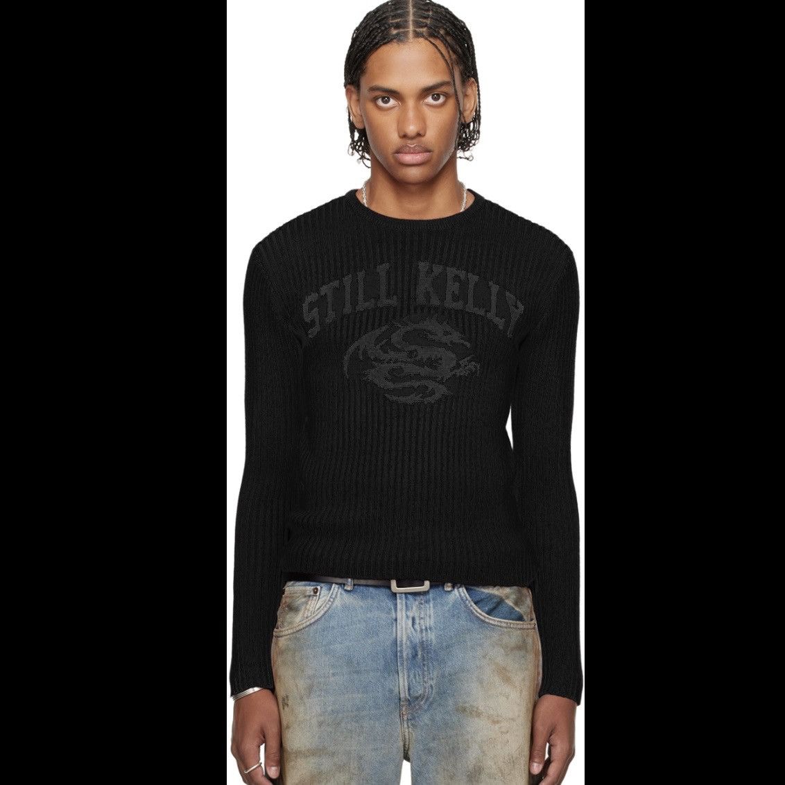 Other Still kelly sk dragon knit rib sweater pullover Size US L / EU 52-54 / 3 - 4 Thumbnail