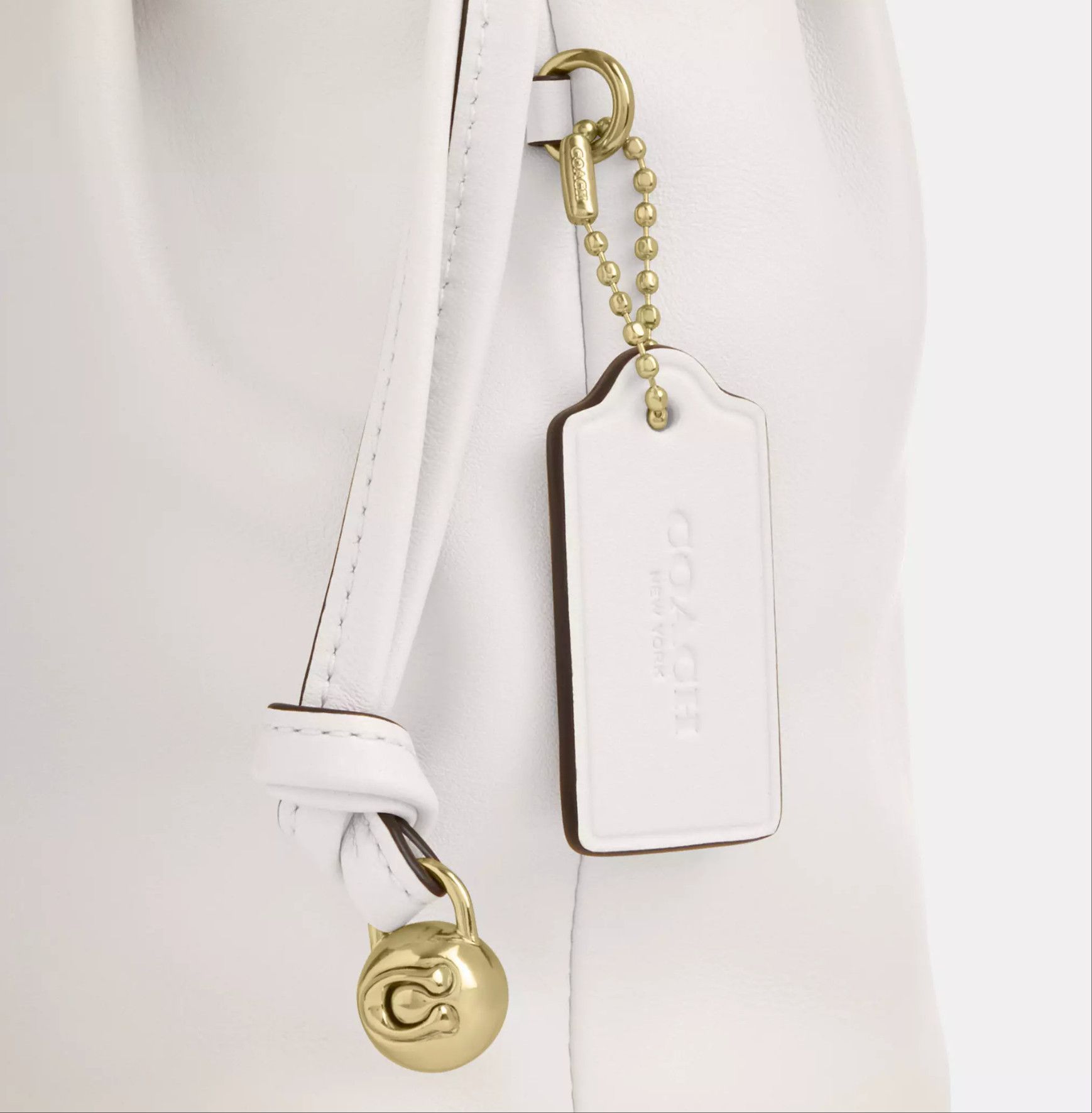 Coach Faye Mini Drawstring Bag With Ruching CDB67 Size ONE SIZE - 15 Thumbnail