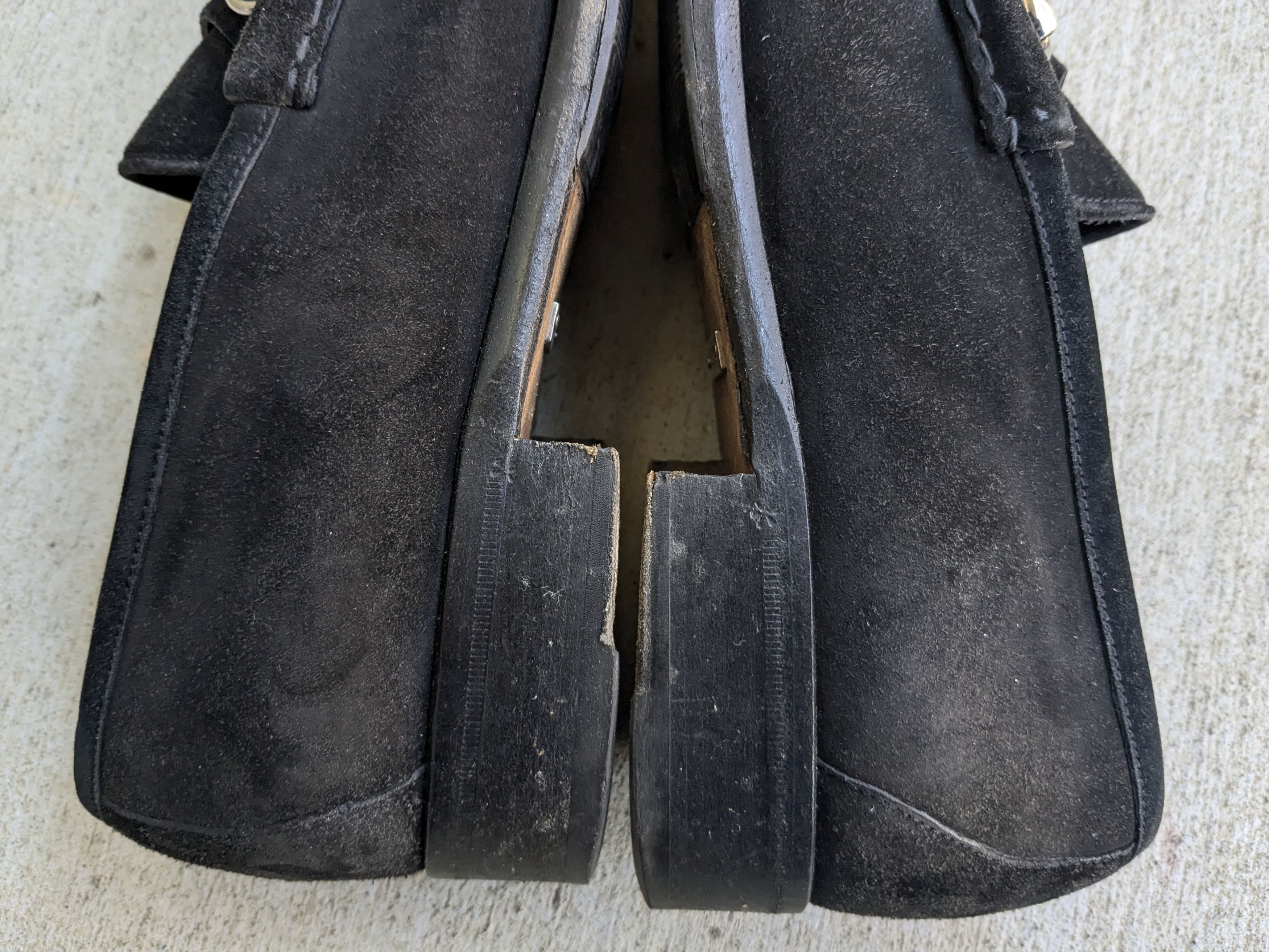 Gucci Gucci Horsebit Loafers Black Suede 10 D Italy Slip On Size US 10 / EU 43 - 9 Thumbnail