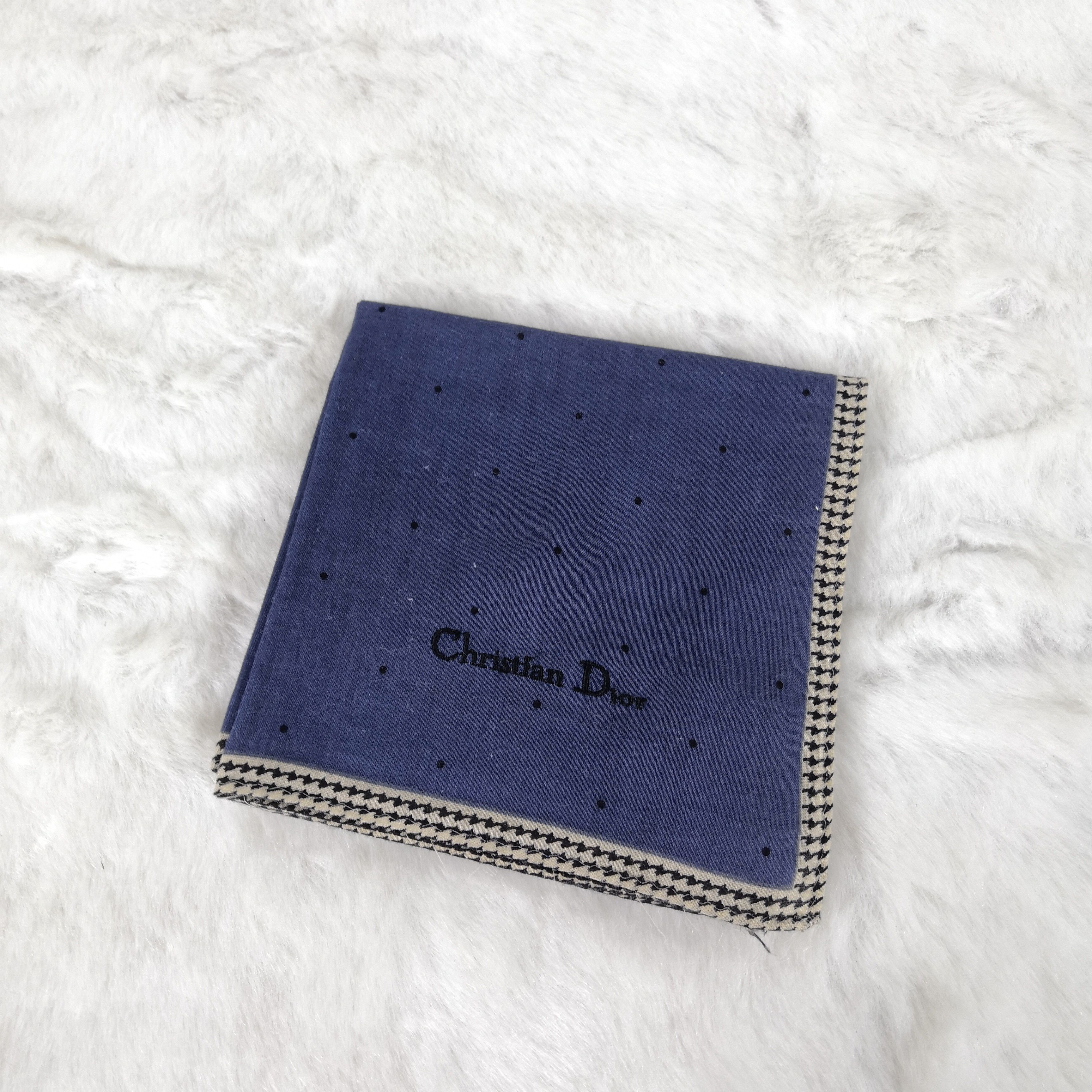 Christian Dior Monsieur Vintage Christian DIOR Handkerchief Neckerchief Bandana Size ONE SIZE - 4 Thumbnail