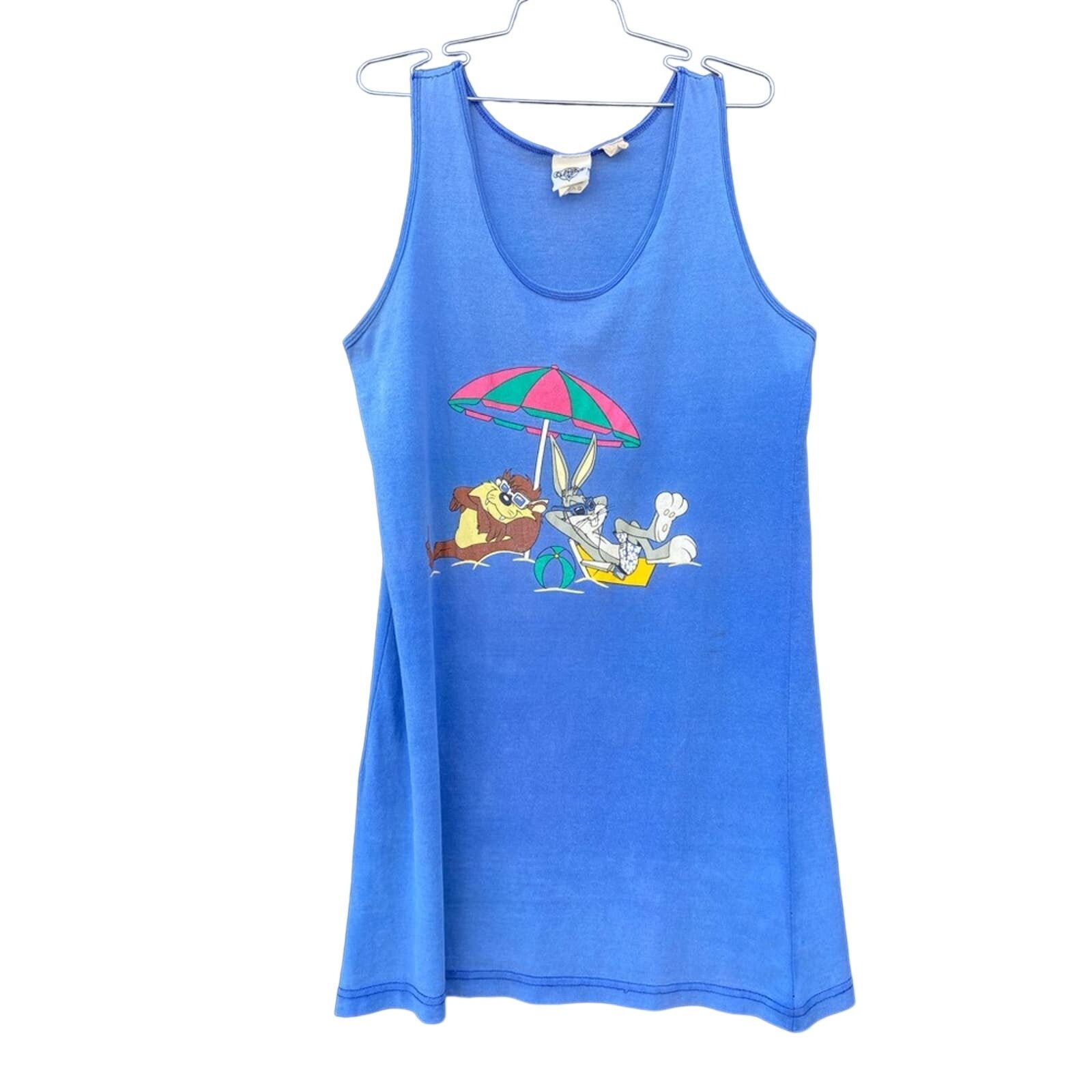 Acme Clothing VTG Acme Bugs and Taz tank/dress Size L / US 10 / IT 46 - 1 Thumbnail