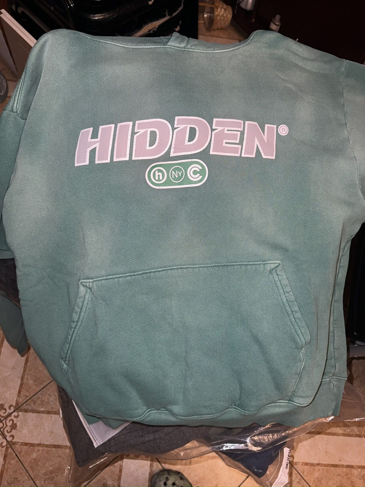 HIDDEN Hidden NY cracked logo hoodie | Medium Size US M / EU 48-50 / 2 - 1 Thumbnail