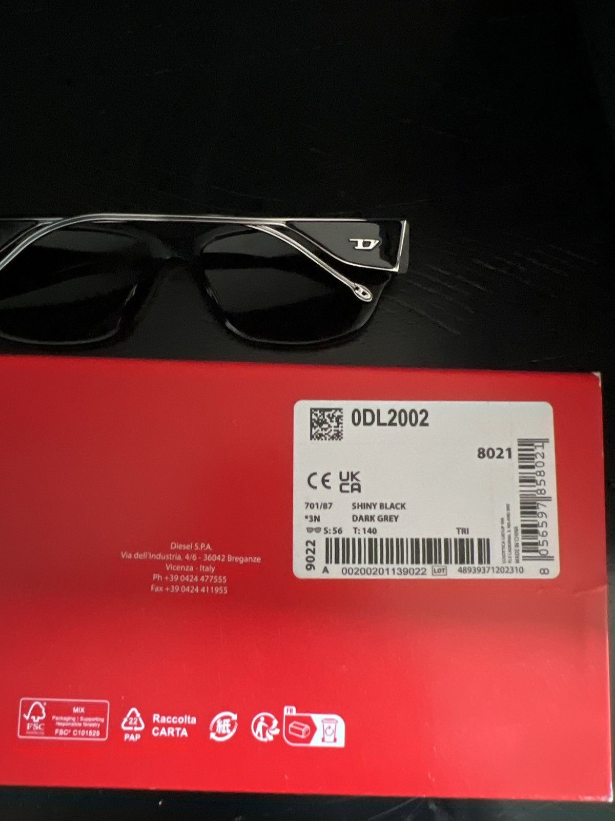 Diesel Diesel black sun glasses Size ONE SIZE - 3 Thumbnail