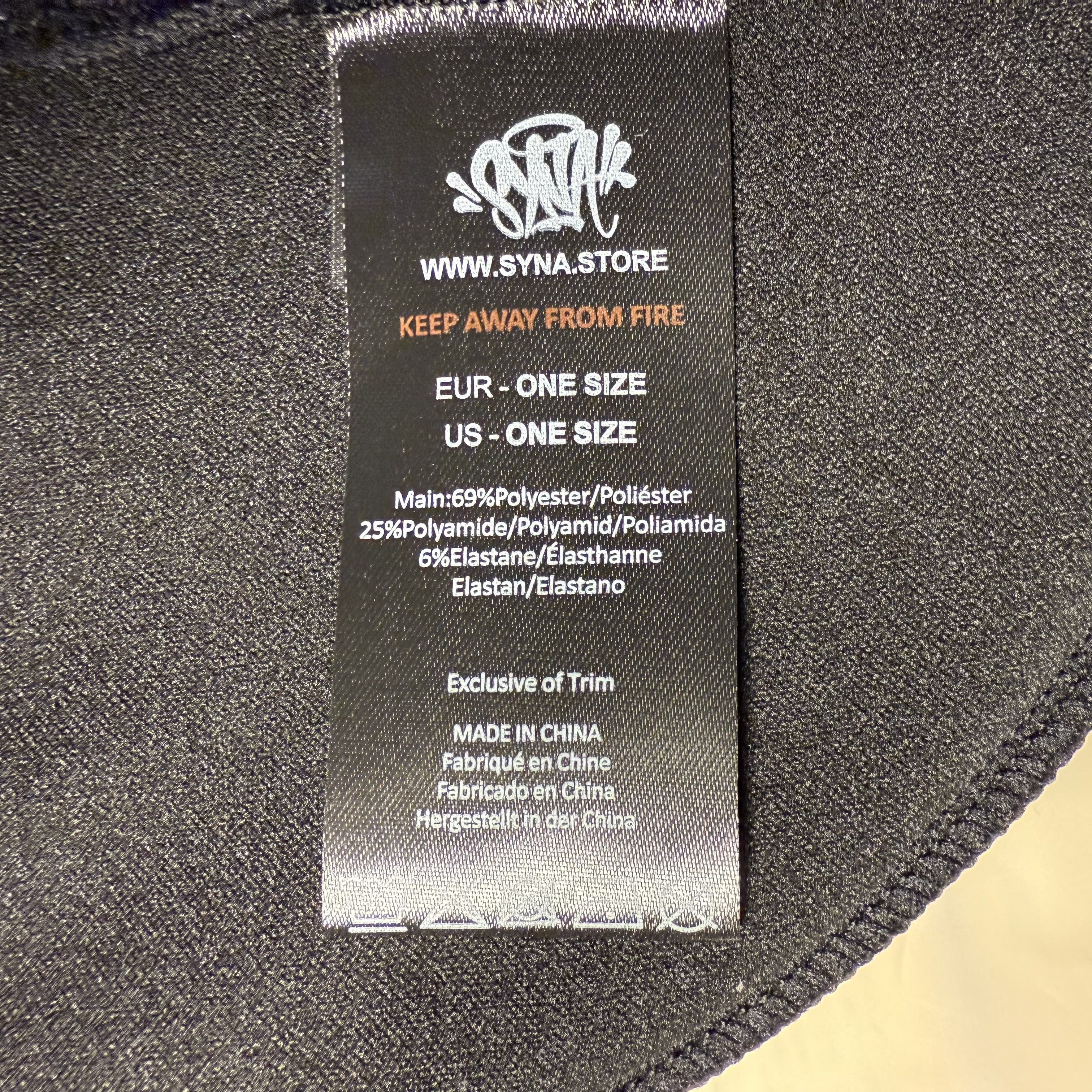 Syna World Syna World Beanie | Authentic Central Cee OG Black/Blue Size ONE SIZE - 6 Thumbnail