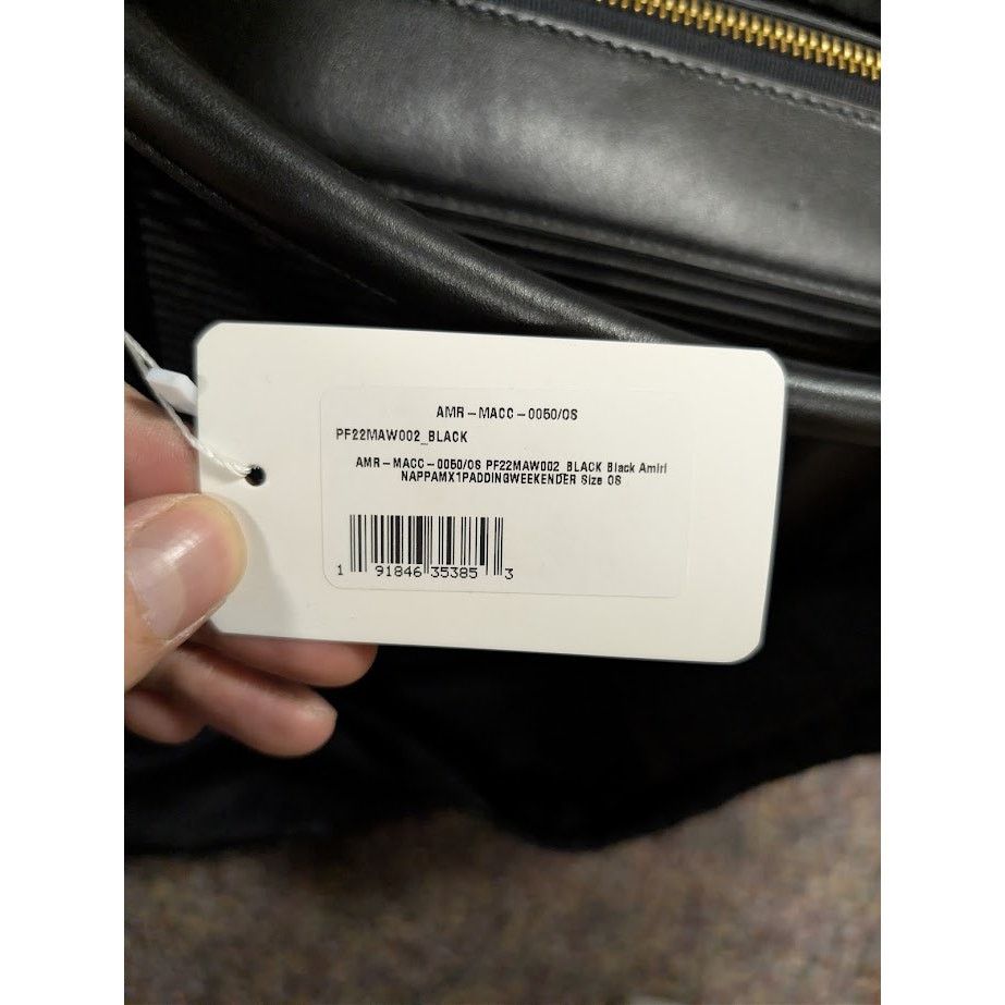Amiri o1rshd1 Q:2 Size: OS / MX1 Padding Weekender Bag in Black Size ONE SIZE - 23 Thumbnail