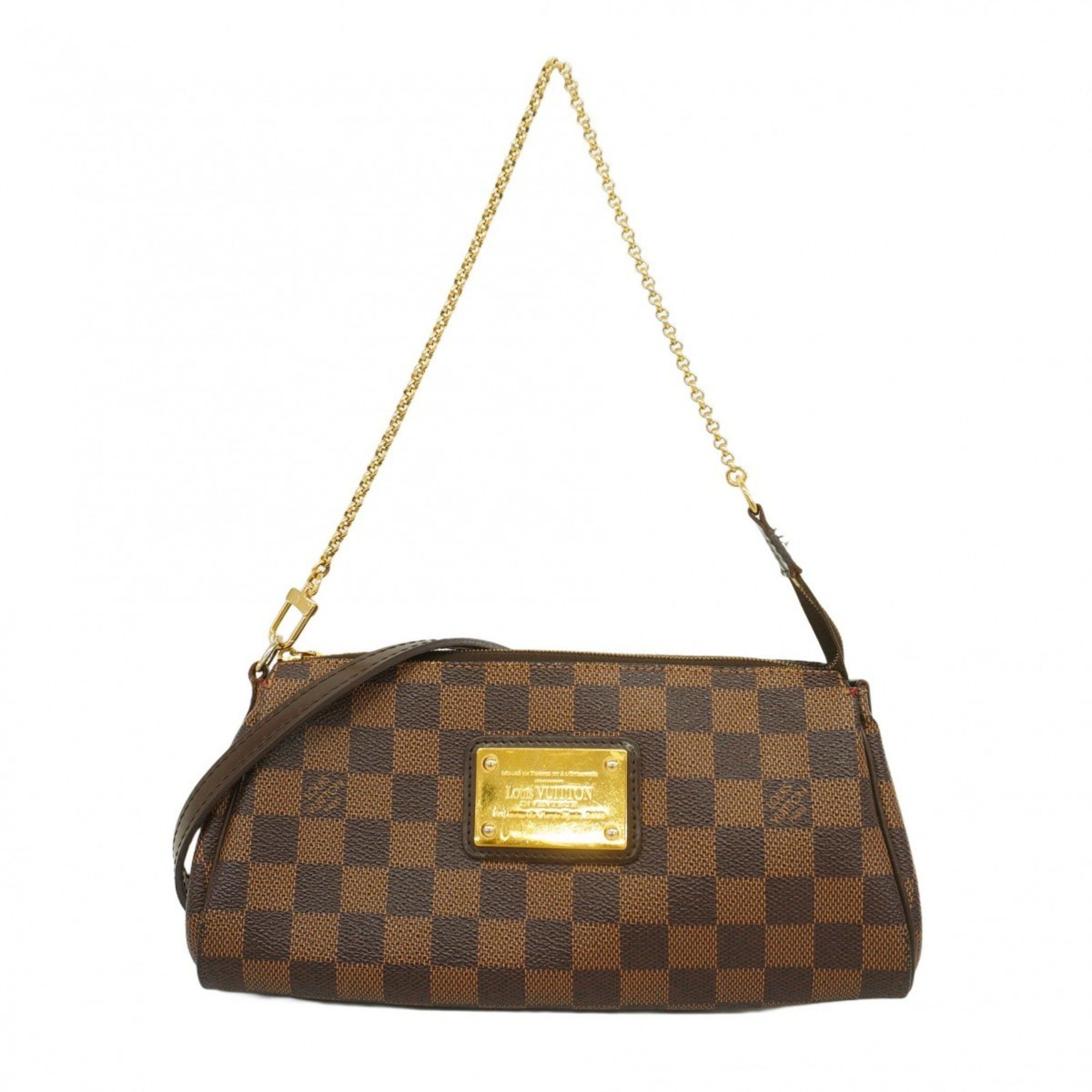 Louis Vuitton Shoulder Bag Damier Eva N55213 Ebene Ladies, Women's