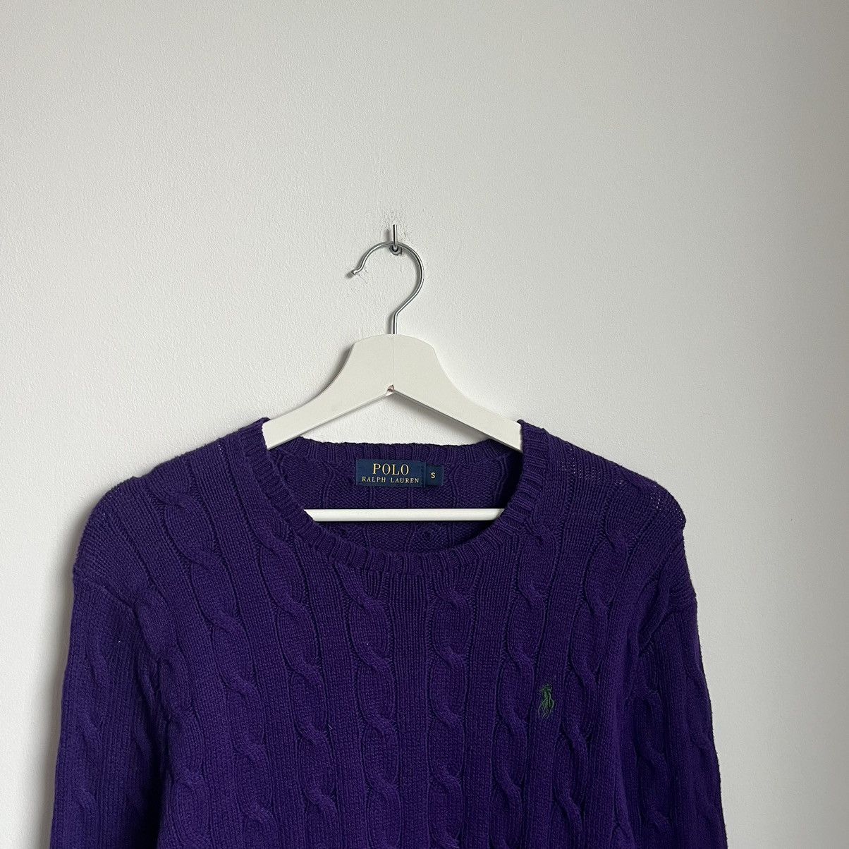 Polo Ralph Lauren Polo Ralph Lauren Purple Sweater S Size S / US 4 / IT 40 - 2 Thumbnail