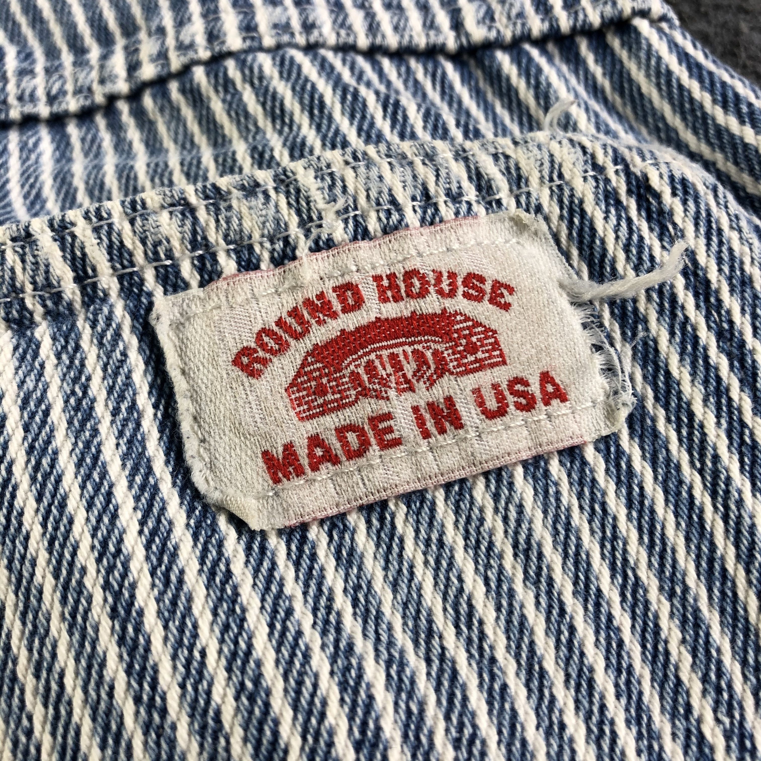 Japanese Brand Vintage Round House Hickory Jeans-J3871 Size US 33 - 5 Thumbnail