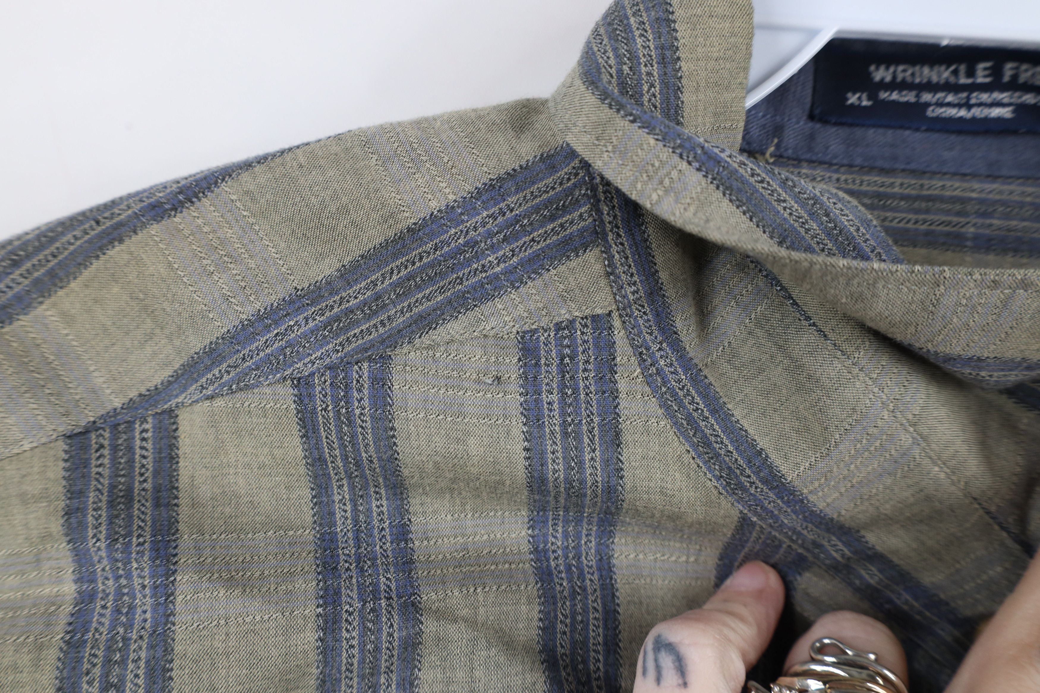 Vintage Vintage 90s Streetwear Collared Long Sleeve Button Shirt Size US XL / EU 56 / 4 - 6 Thumbnail