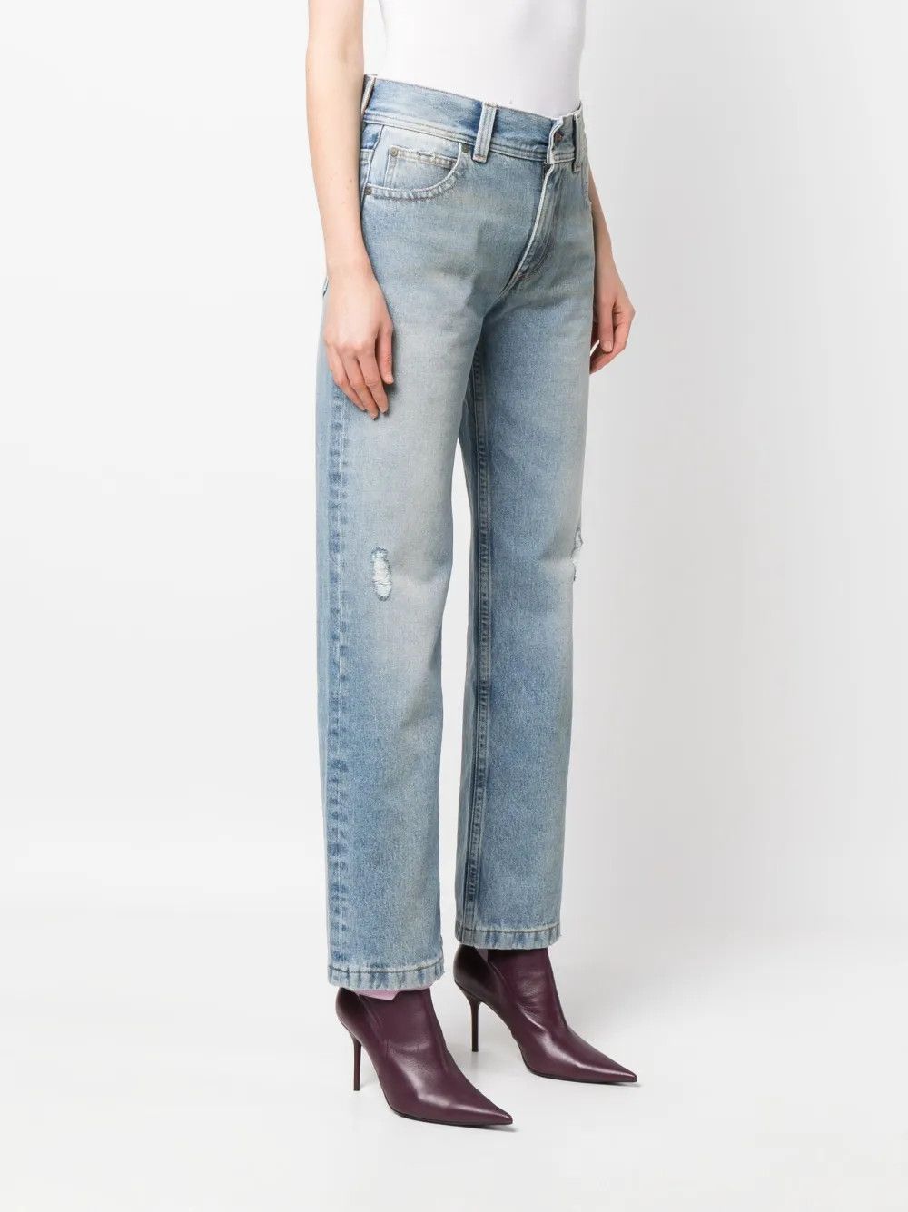 Palm Angels o1y1125 Denim Pant in Blue Size 26" / US 2 / IT 38 - 3 Thumbnail