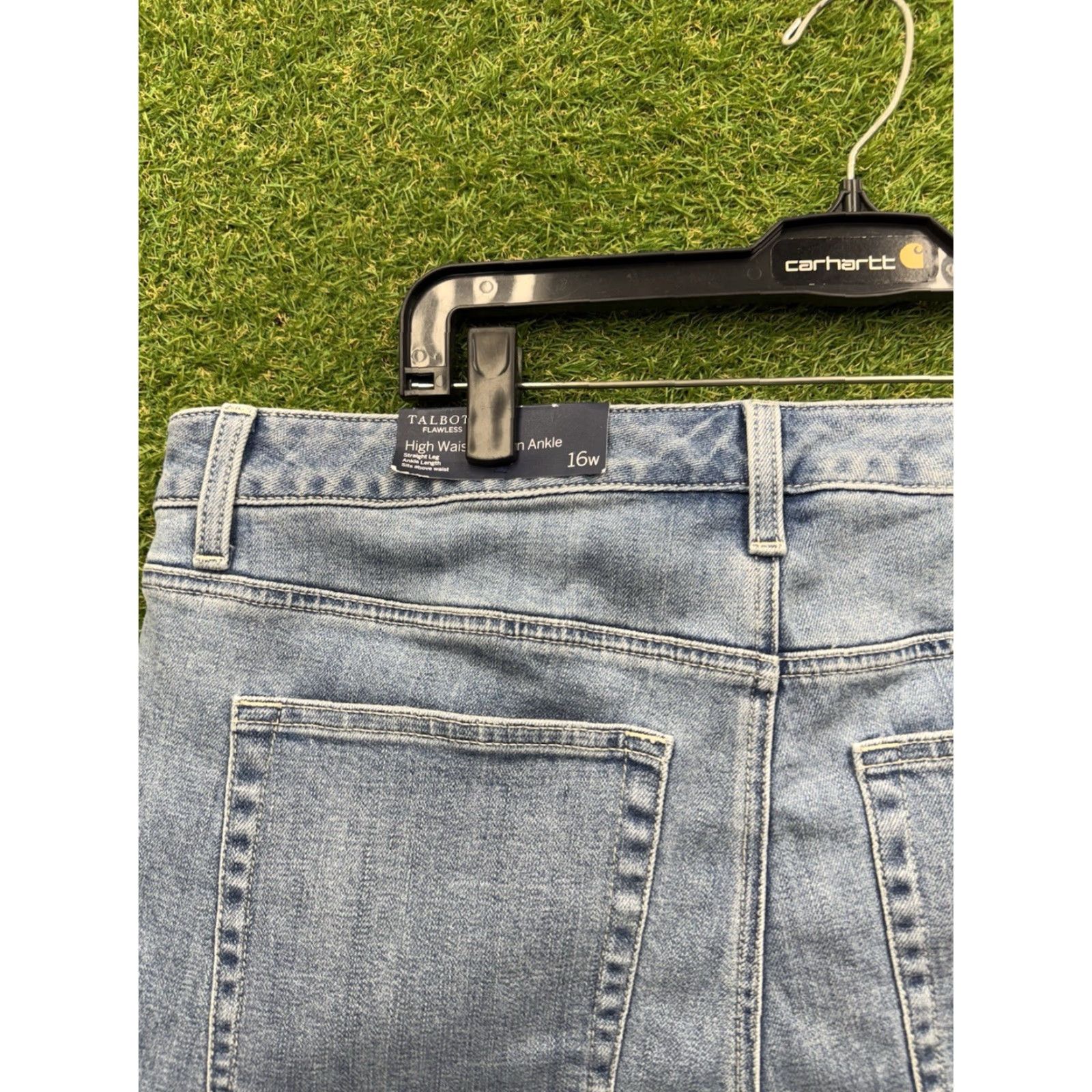 Talbots Talbots Jeans Womens 16W Flawless High Waist Modern Ankle Denim 5 Pocket NWT Size 38" / US 16 / IT 52 - 7 Thumbnail