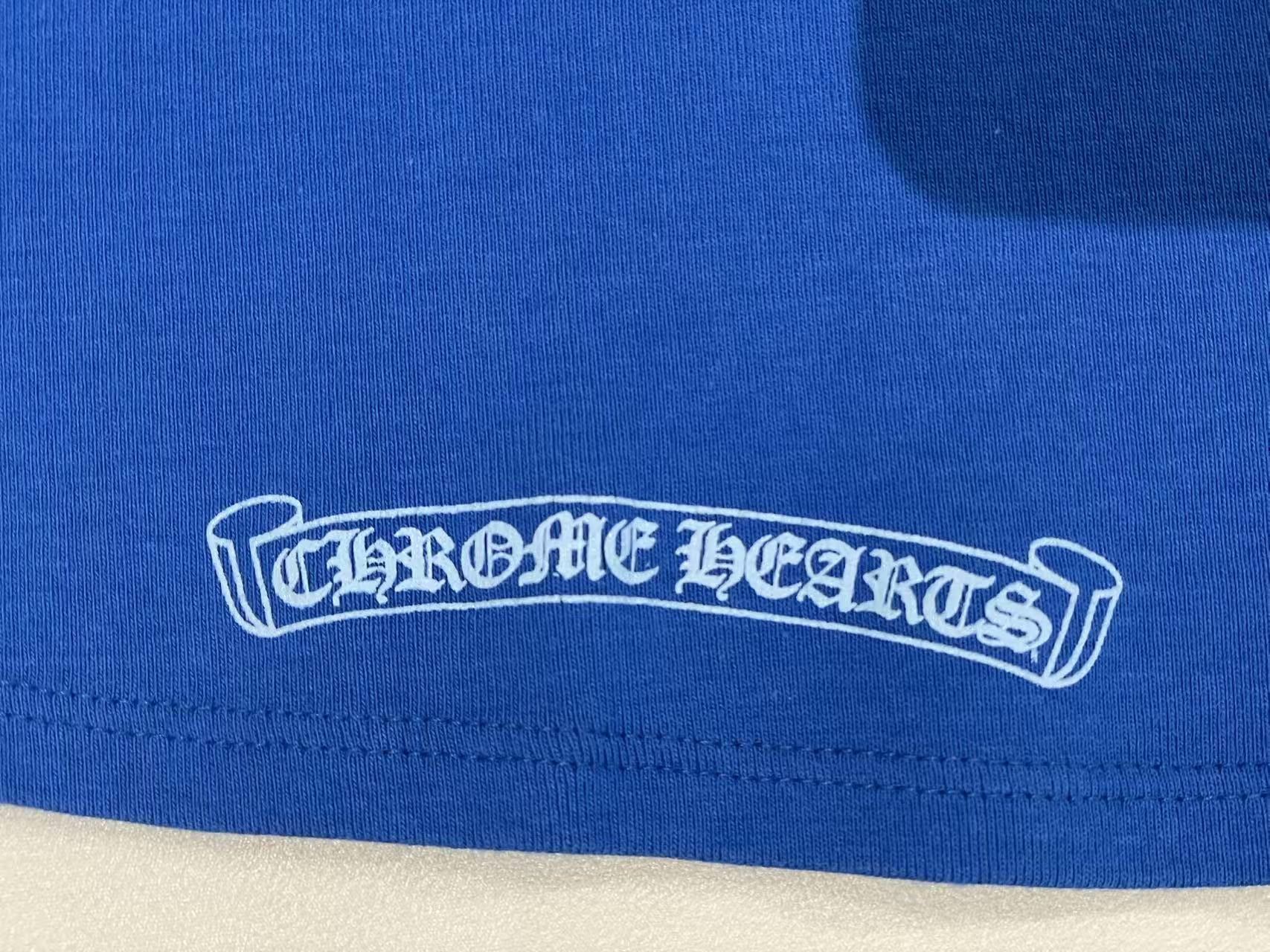 Chrome Hearts Chrome Hearts Blue Floral Long Mid Sleeve Babyshirt Size M / US 6-8 / IT 42-44 - 7 Thumbnail