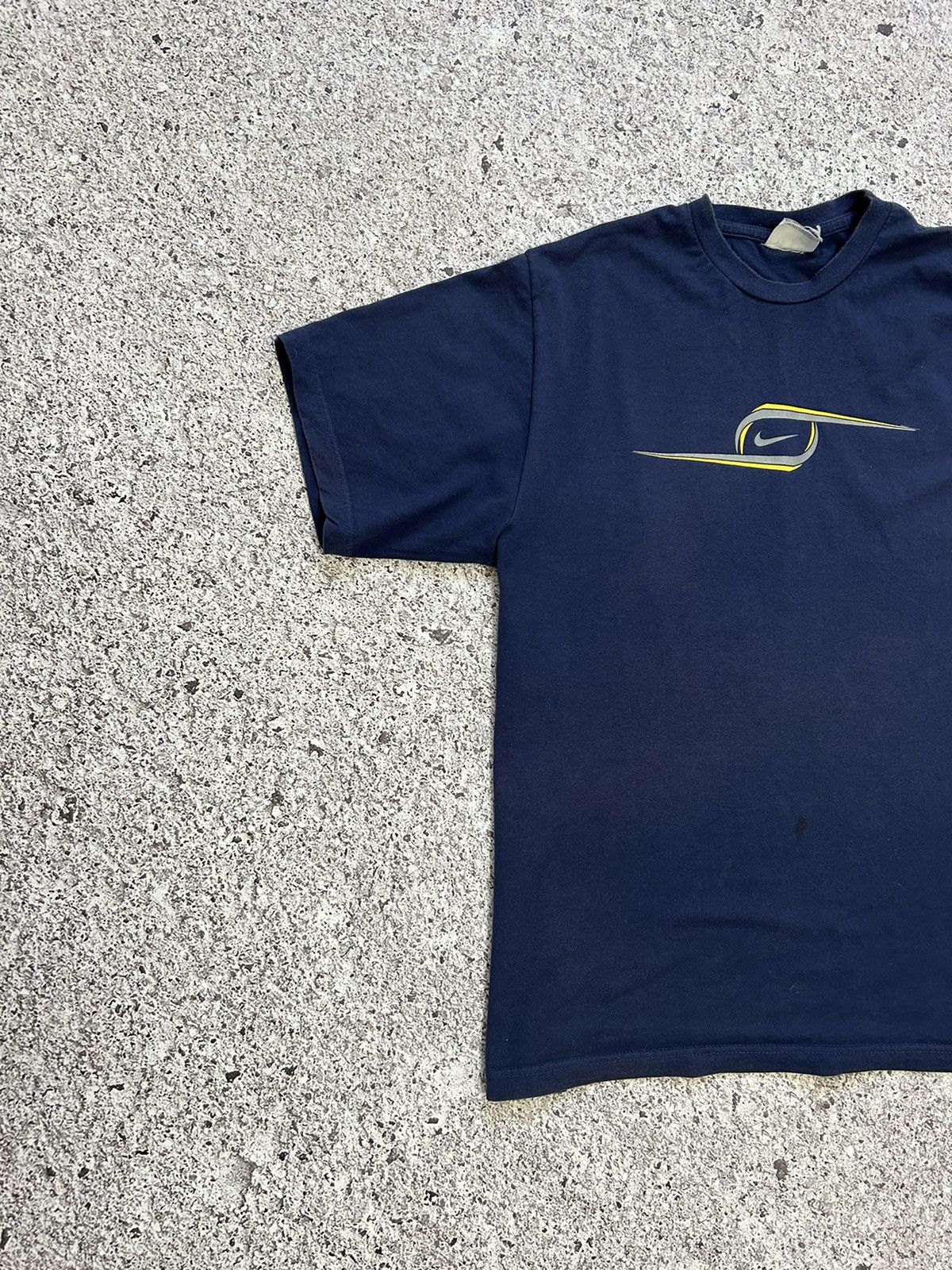 Nike × Vintage 🇺🇸 Vintage 90s Nike Swoosh T-shirt Made In USA Y2K Hype Size US L / EU 52-54 / 3 - 3 Thumbnail