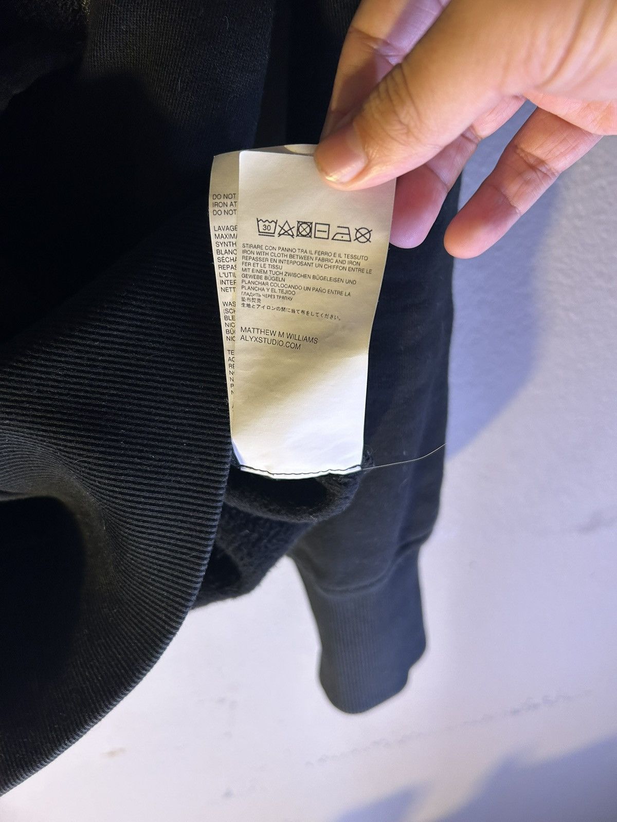 1017 ALYX 9SM Alyx Phantom Logo hoodie Size US M / EU 48-50 / 2 - 8 Thumbnail