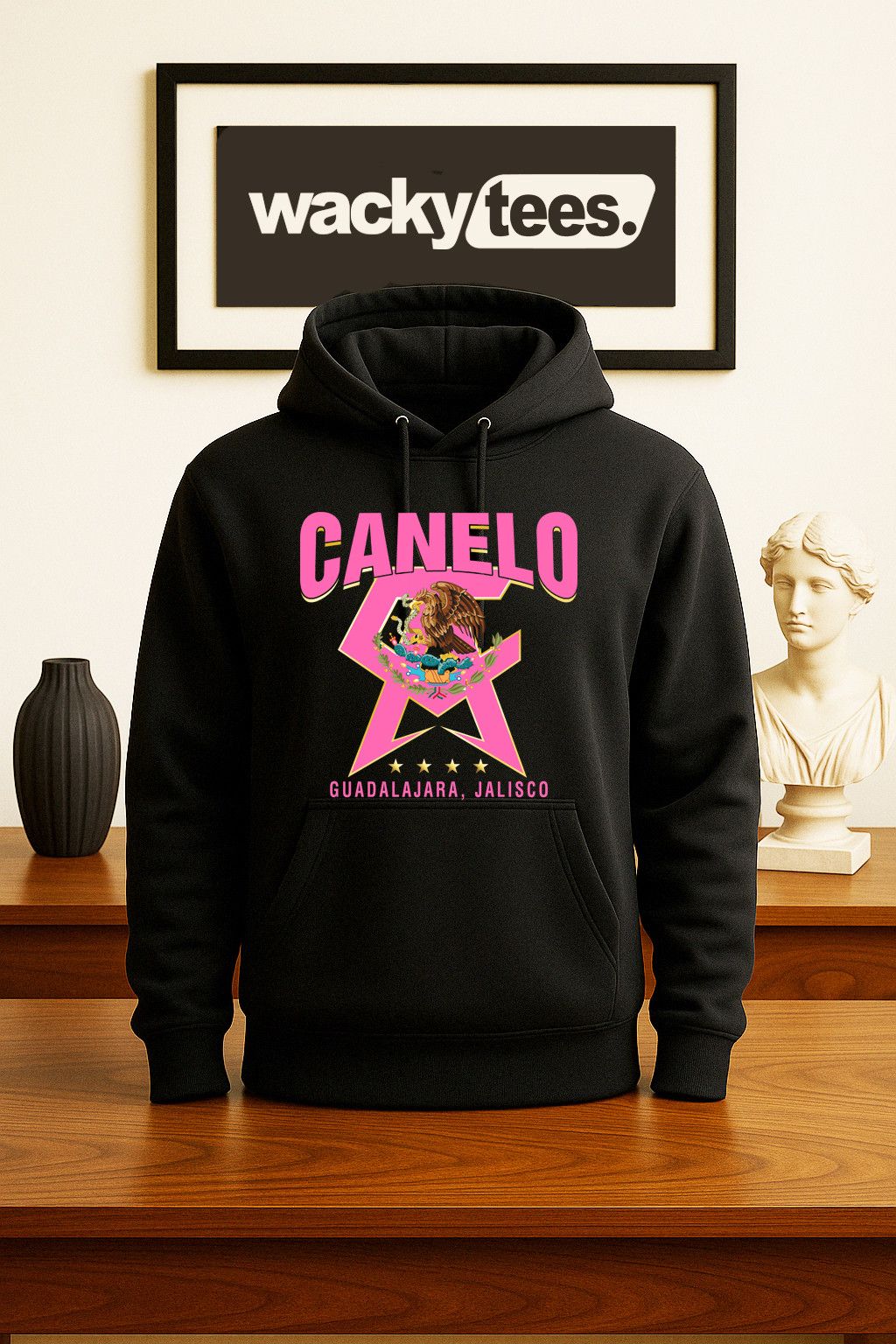 Other Canelo Alvarez CA Pink Mexico Mexican Graphic Tee Shirt Size US L / EU 52-54 / 3 - 6 Thumbnail
