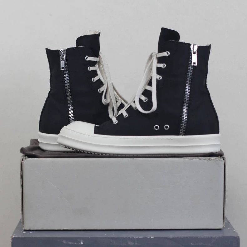 Rick Owens rick owens Classic large Converse board shoes with high top Size US 10 / EU 43 - 6 Thumbnail