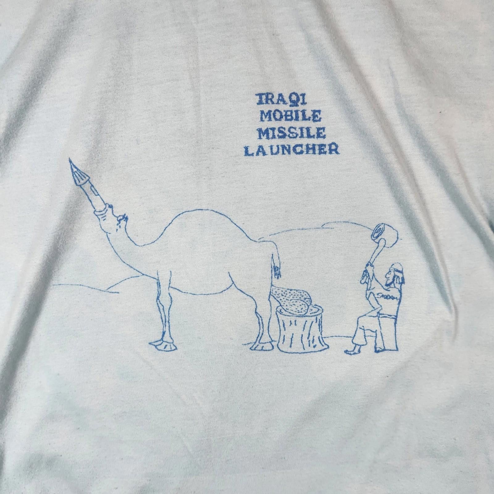 Designer Vtg Single Stitch Humor Graphic Tshirt Blue Size Large 1991 Size US L / EU 52-54 / 3 - 8 Thumbnail