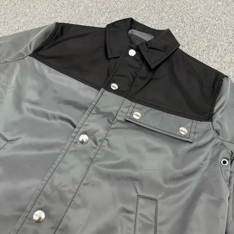 Prada Prada Gray Nylon Men's Jacket. Size US S / EU 44-46 / 1 - 3 Thumbnail