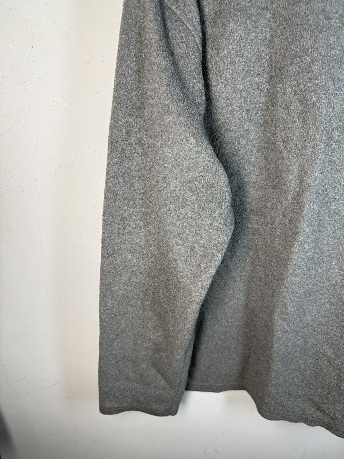 Yves Saint Laurent Fleece YSL Sweatshirt 1/4 Quarter Zip Big Logo Grey Vintage Size US M / EU 48-50 / 2 - 23 Thumbnail
