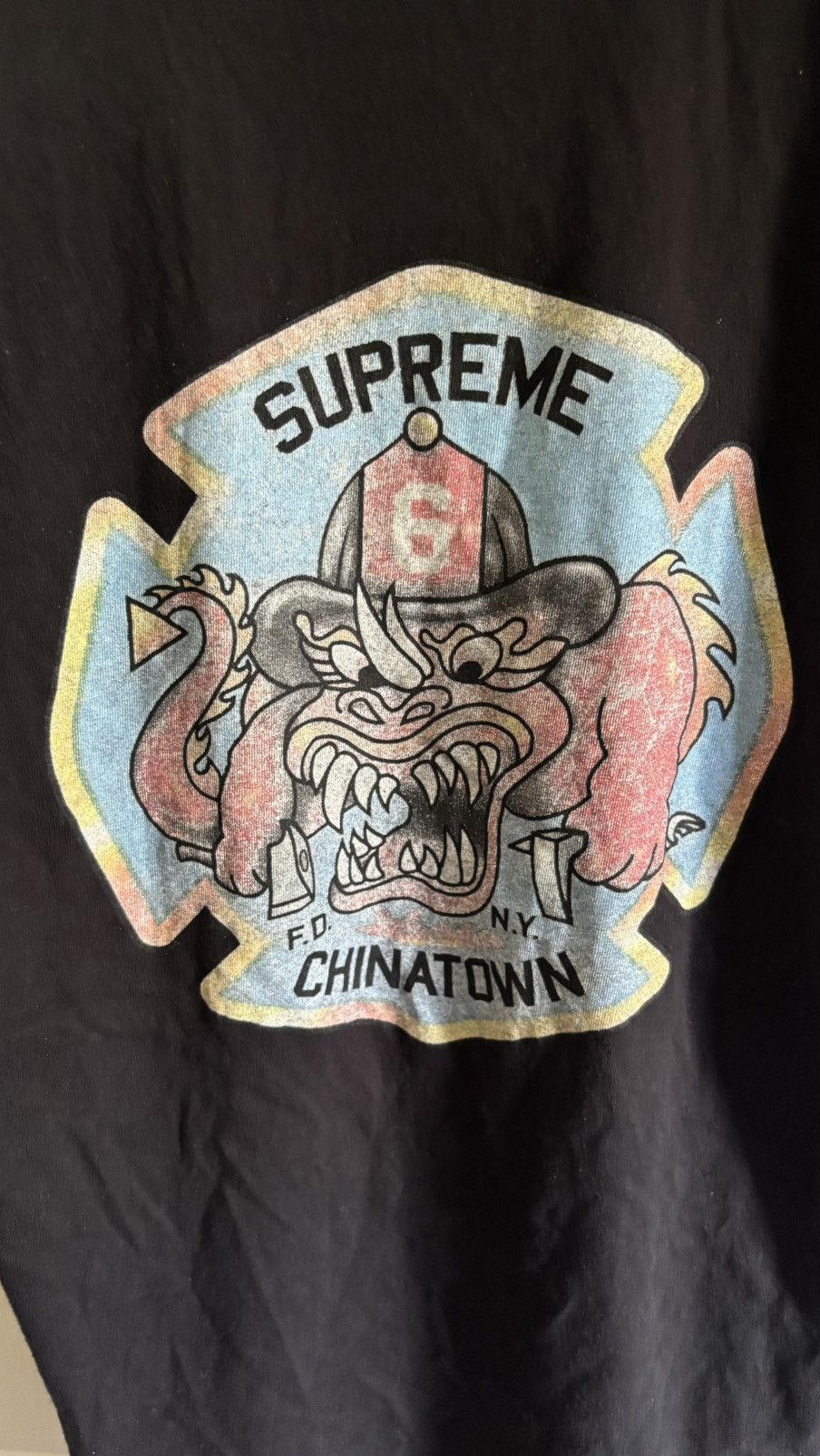 Supreme FW22 Supreme FDNY Black Tee Size US M / EU 48-50 / 2 - 5 Thumbnail
