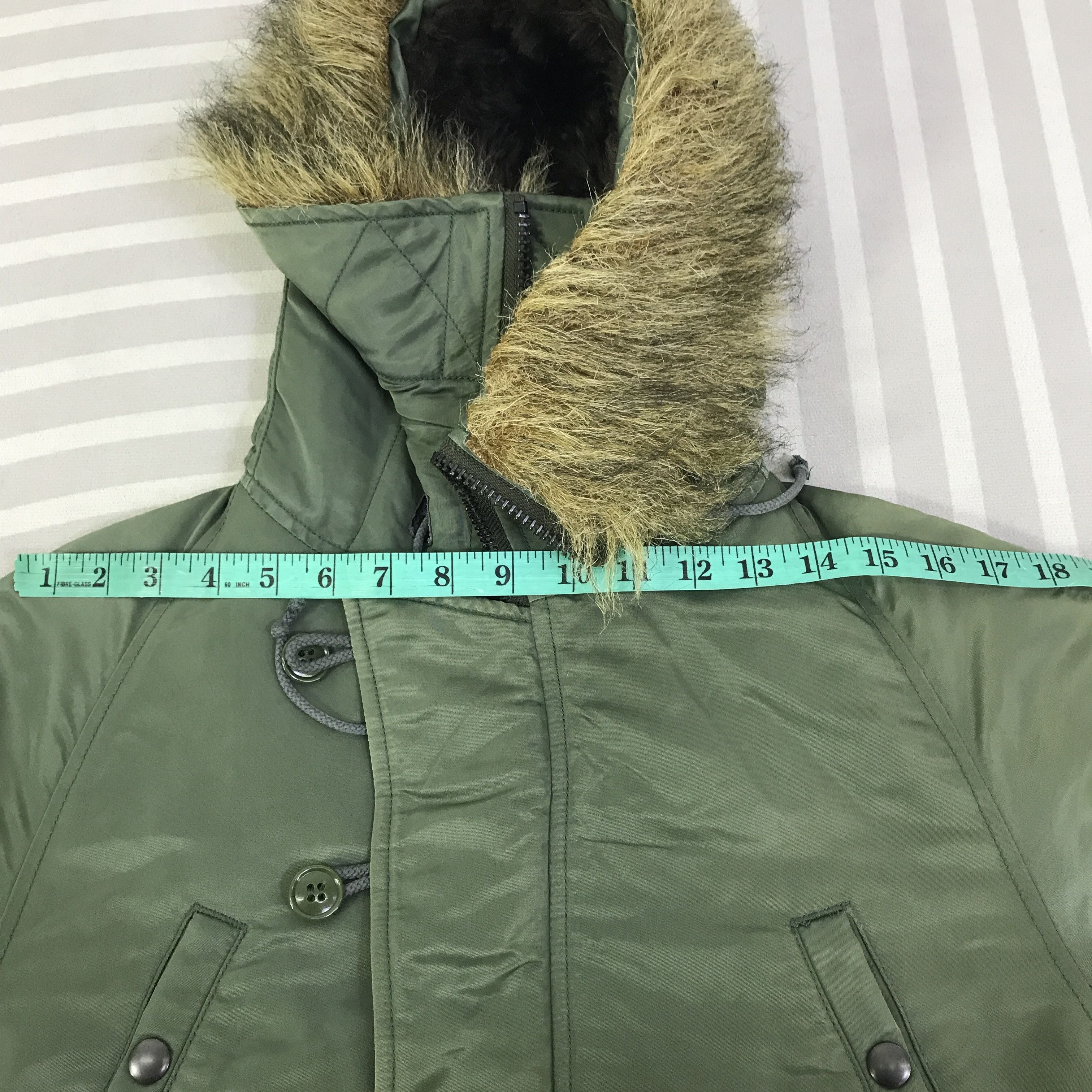 Japanese Brand Vintage RNA Japan Fur hoodie Bomber Jacket K115B15 Size US M / EU 48-50 / 2 - 6 Thumbnail