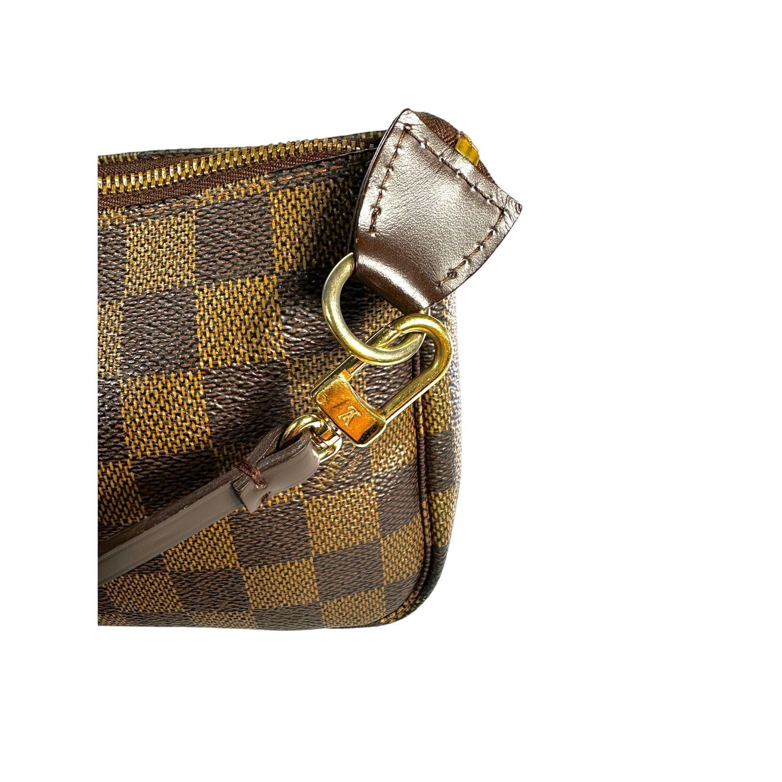 Louis Vuitton LOUIS VUITTON Damier Ebene Navona Shoulder Bag Pochette Size ONE SIZE - 8 Thumbnail