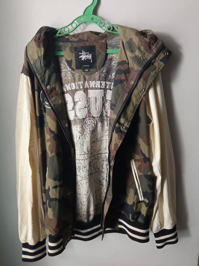 Stussy Stussy m varsity light jacket camouflage Size US L / EU 52-54 / 3 - 4 Thumbnail