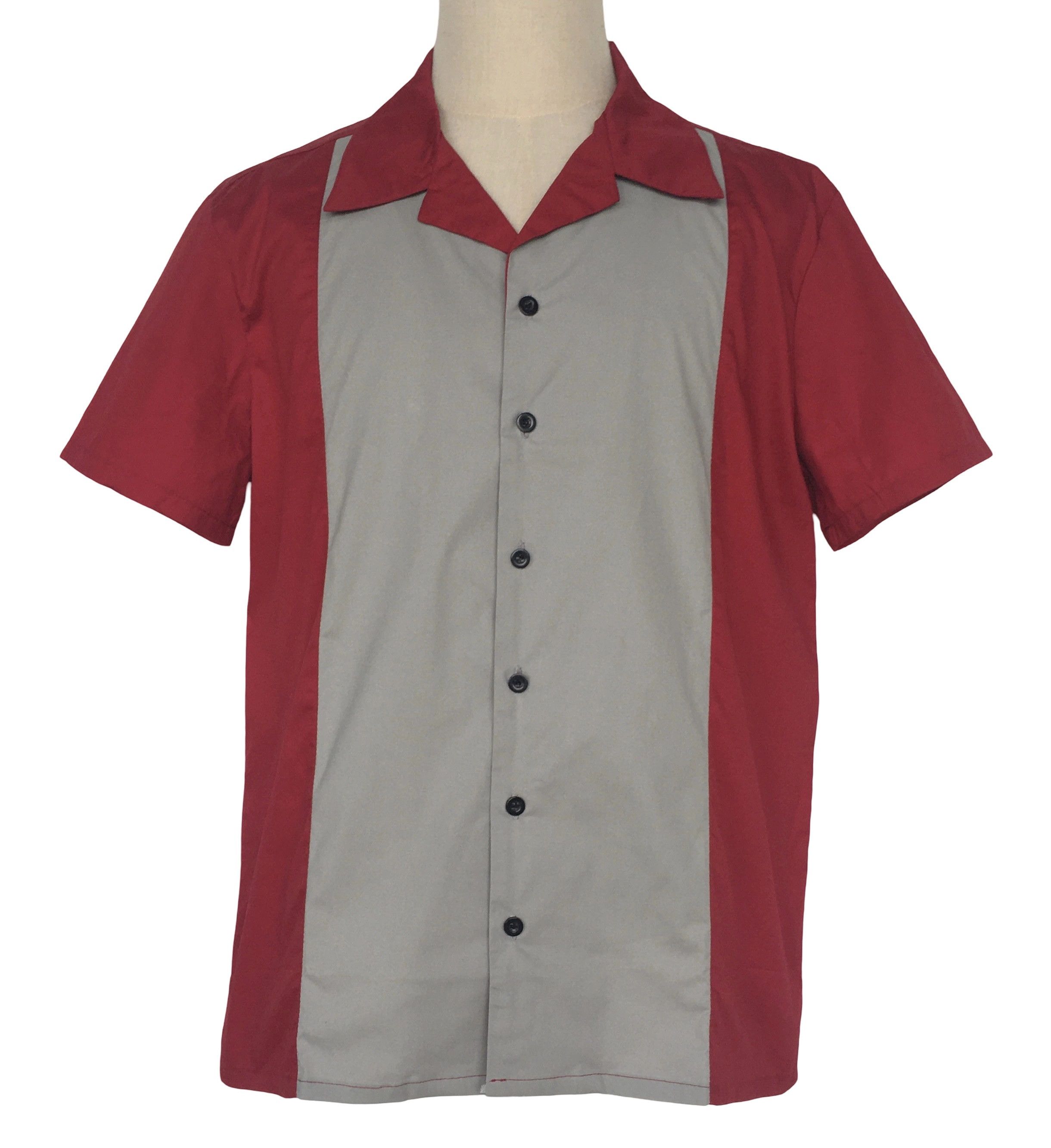 Other Maroon Rockabilly Bowling Shirts Men 50s Vintage Shirts Size US L / EU 52-54 / 3 - 1 Thumbnail