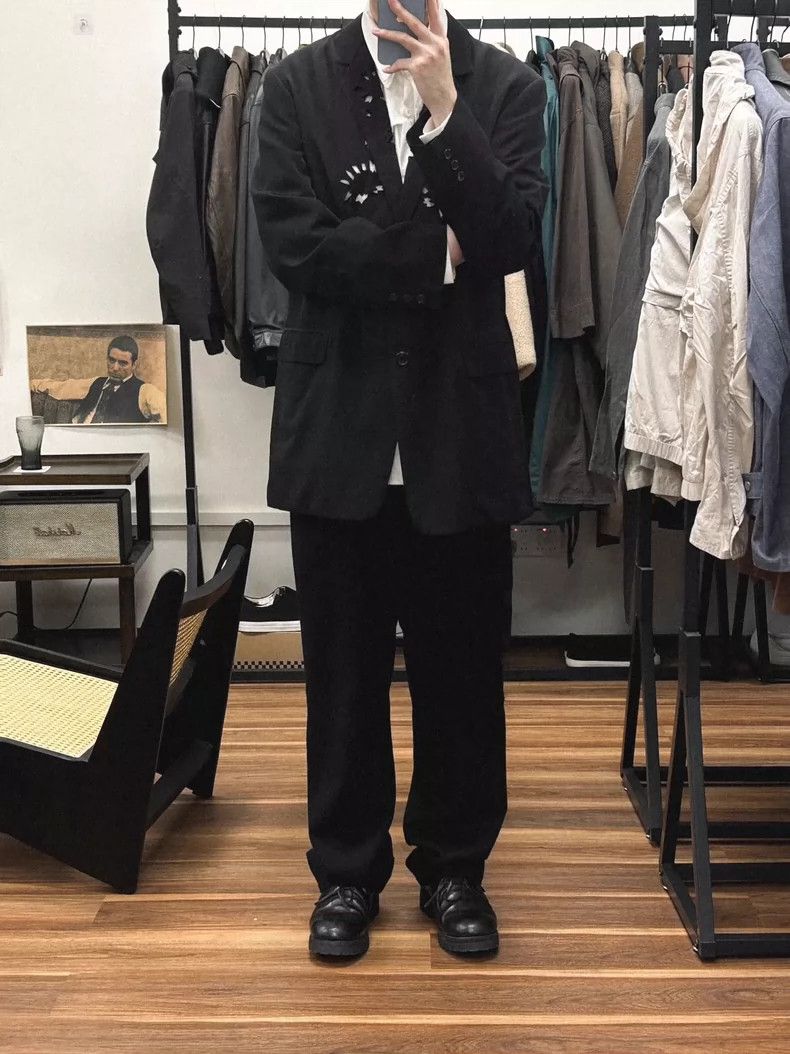 Yohji Yamamoto Yohji Yamamoto size s 96ss Flower and Junior Cutout Collar Size 36S - 5 Thumbnail