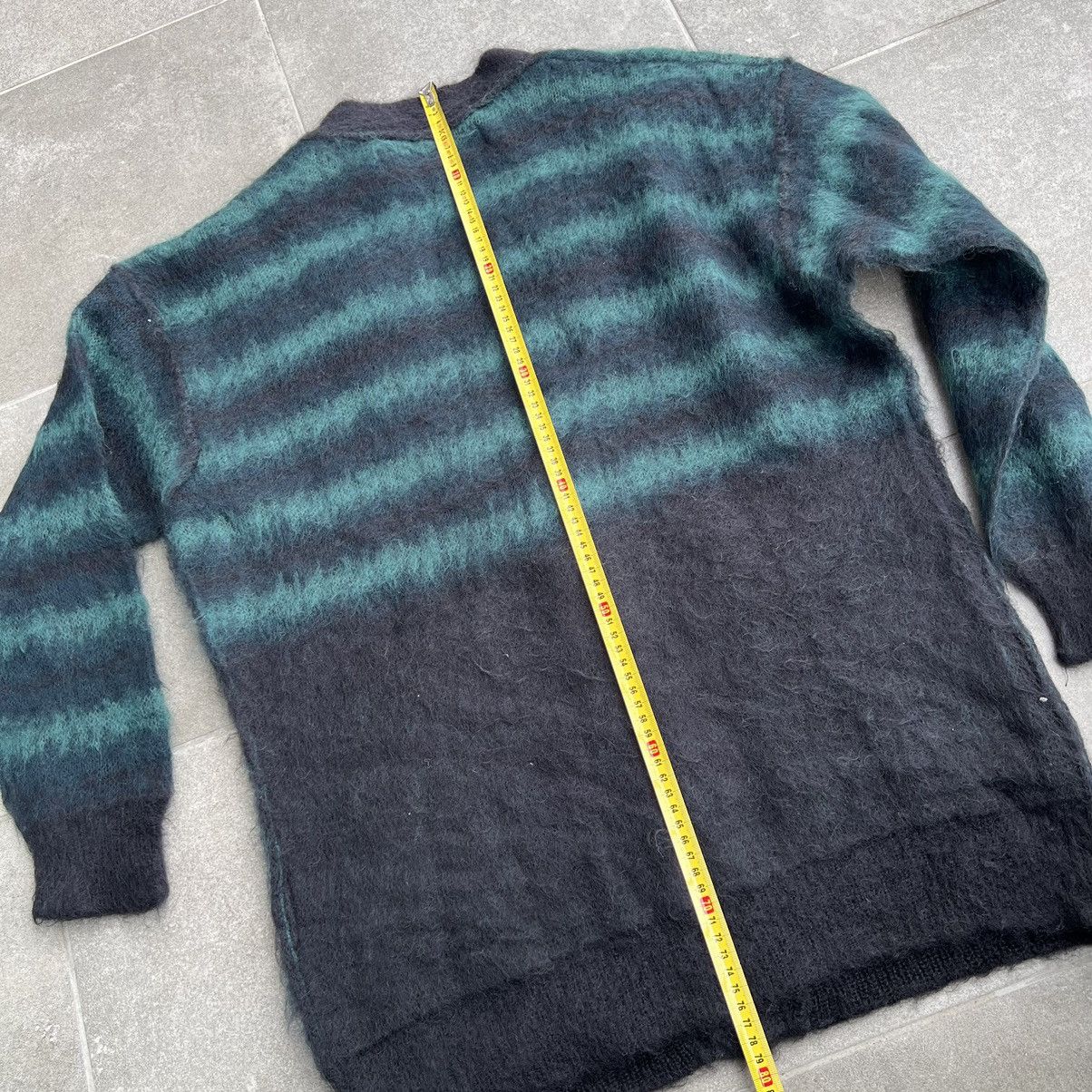 Isabel Benenato Isabel Benenato Mohair cardigan black/green Size US XS / EU 42 / 0 - 9 Thumbnail