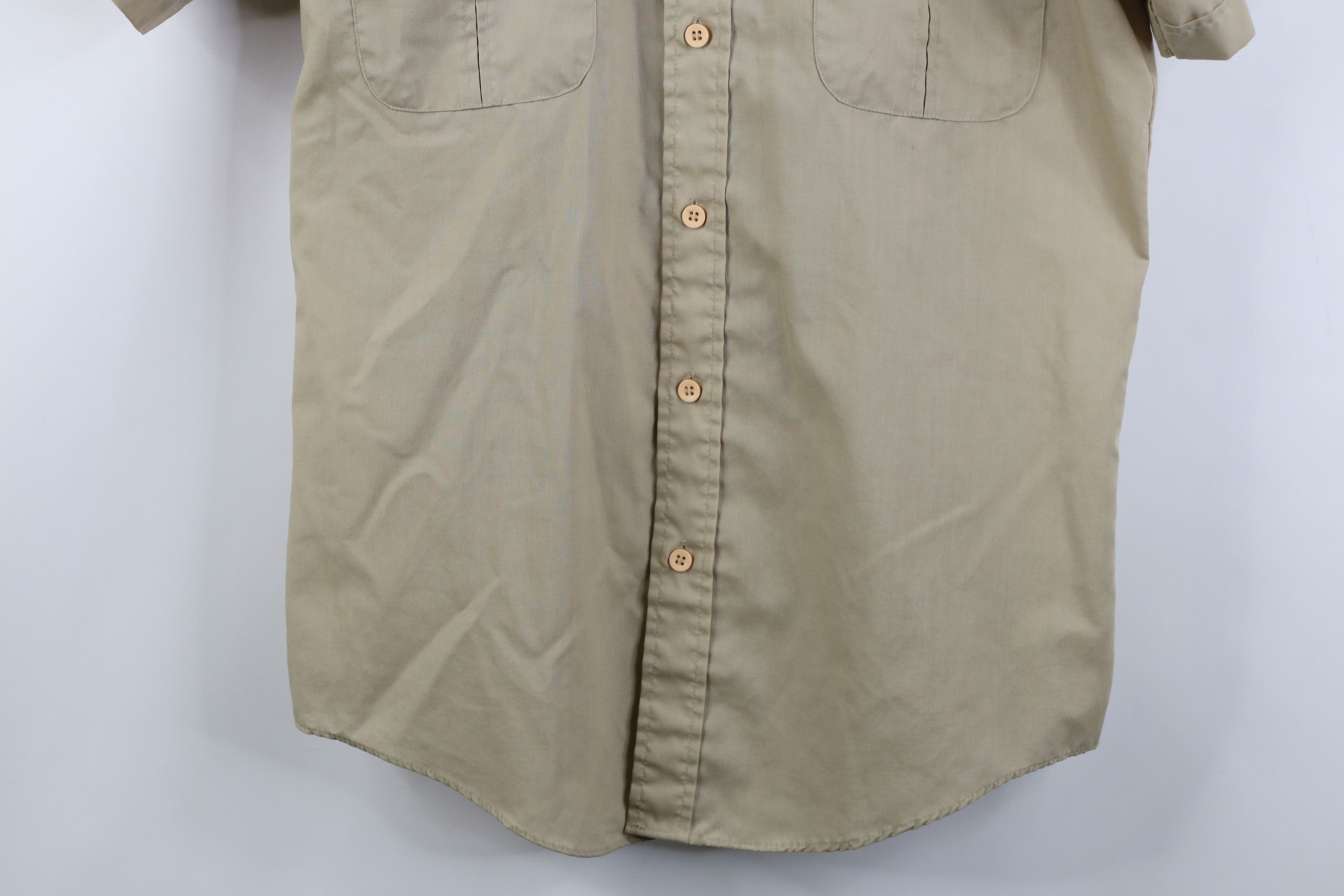 Vintage Vintage 70s Streetwear Safari Bush Military Button Shirt Size US S / EU 44-46 / 1 - 3 Thumbnail
