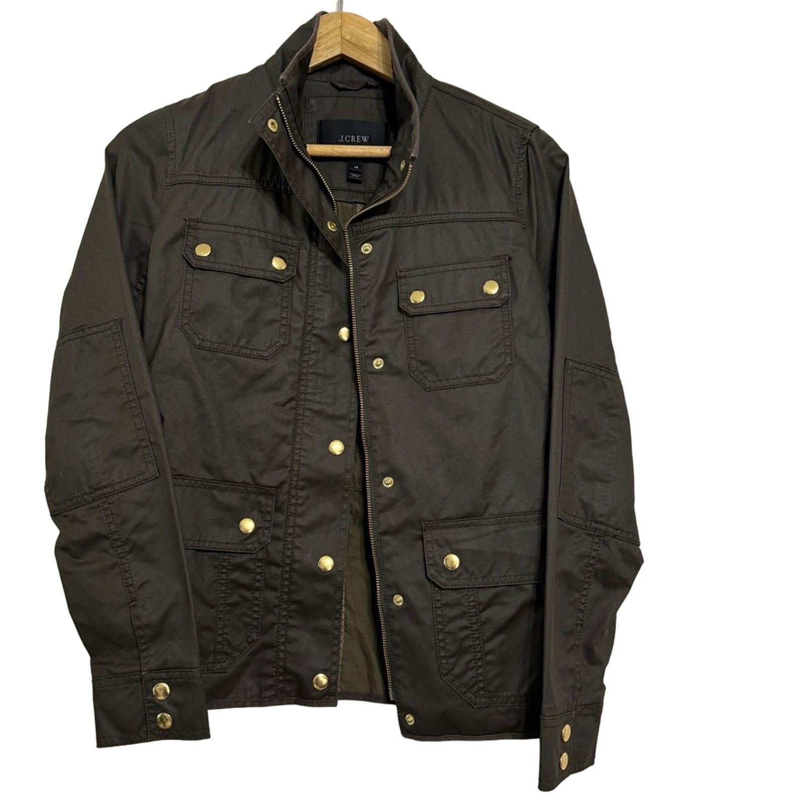 J.Crew J. Crew Downtown Field Utility Military Wax Jacket Size XS / US 0-2 / IT 36-38 - 10 Thumbnail