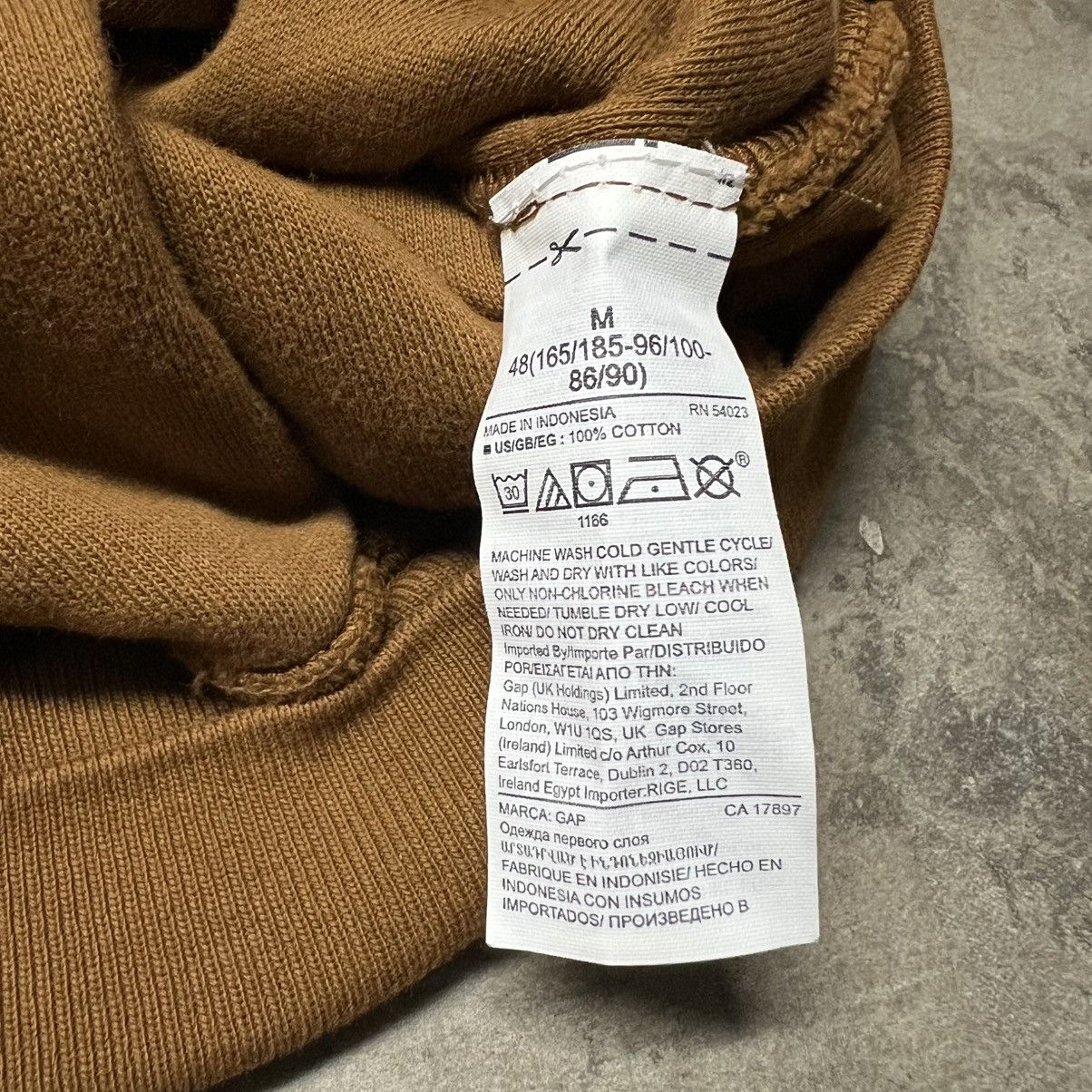 Gap × Kanye West × Yeezy Kanye West YEEZY x GAP Double-Layer Brown Hoodie Sweater Size US M / EU 48-50 / 2 - 10 Thumbnail