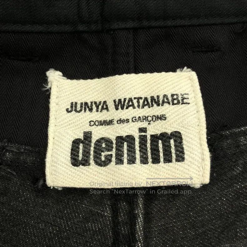 Junya Watanabe Junya Watanabe size XS Patchwork Leather Denim Pants Size US 27 - 6 Thumbnail