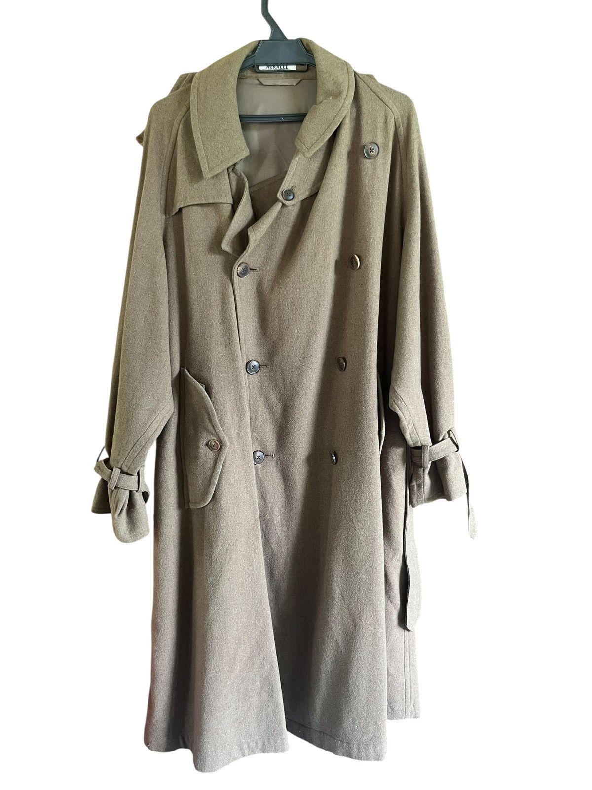 美品 AURALEE Wool cashmere Trench Coat 4 Auralee Auralee Wool Trench Coat | Grailed