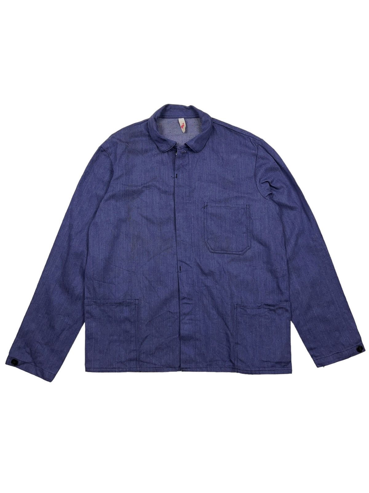 Vintage 60s French Sanfor Chore Jacket Workwear