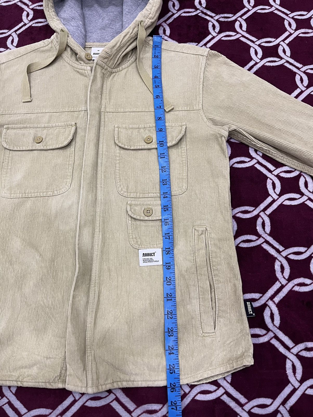 ADDICT Addict Clothing Corduroy Hooded Jacket Size US M / EU 48-50 / 2 - 20 Thumbnail